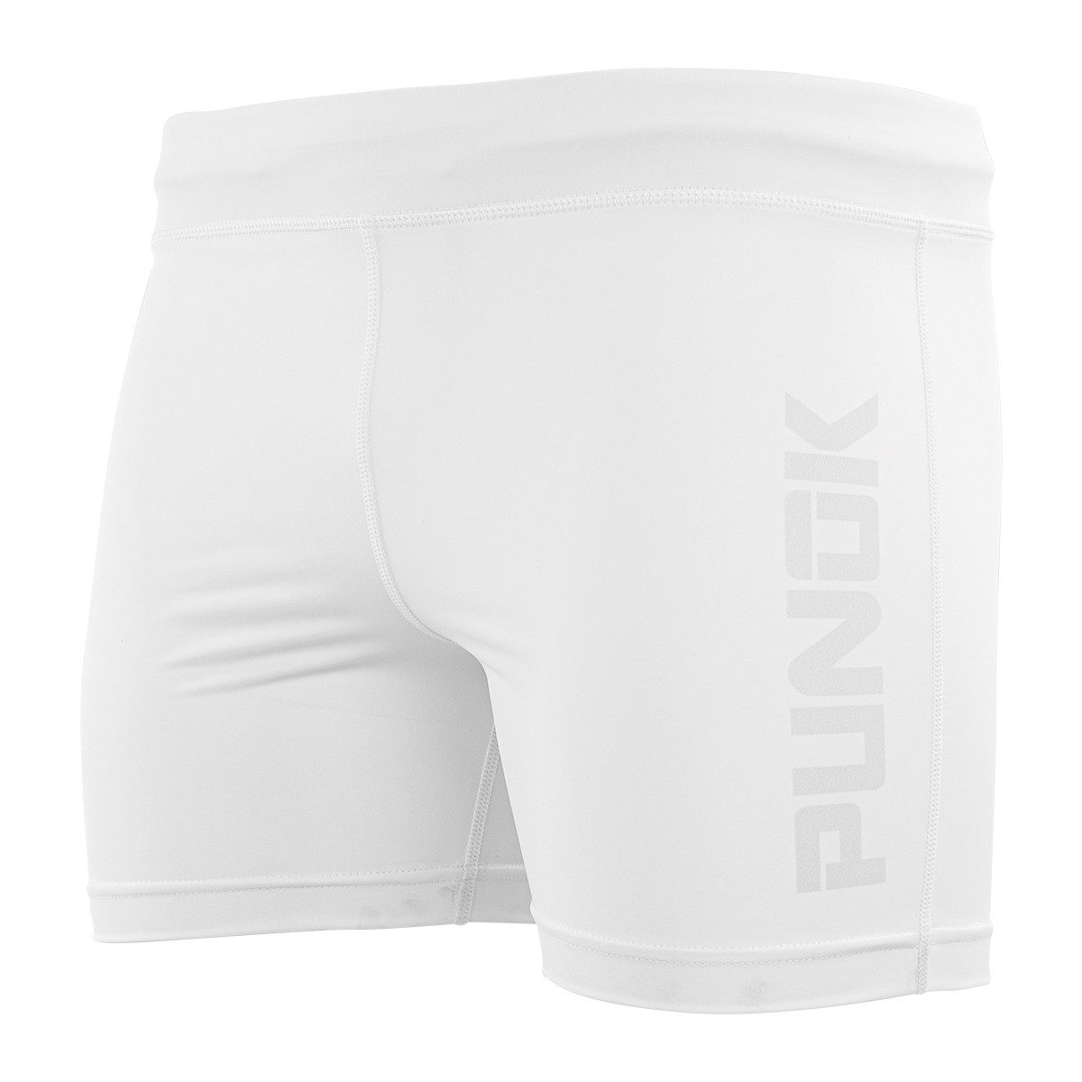 Trainingsshorts PUNOK Kompressionsshorts Weiß – Nahtlos, atmungsaktiv & unsichtbar