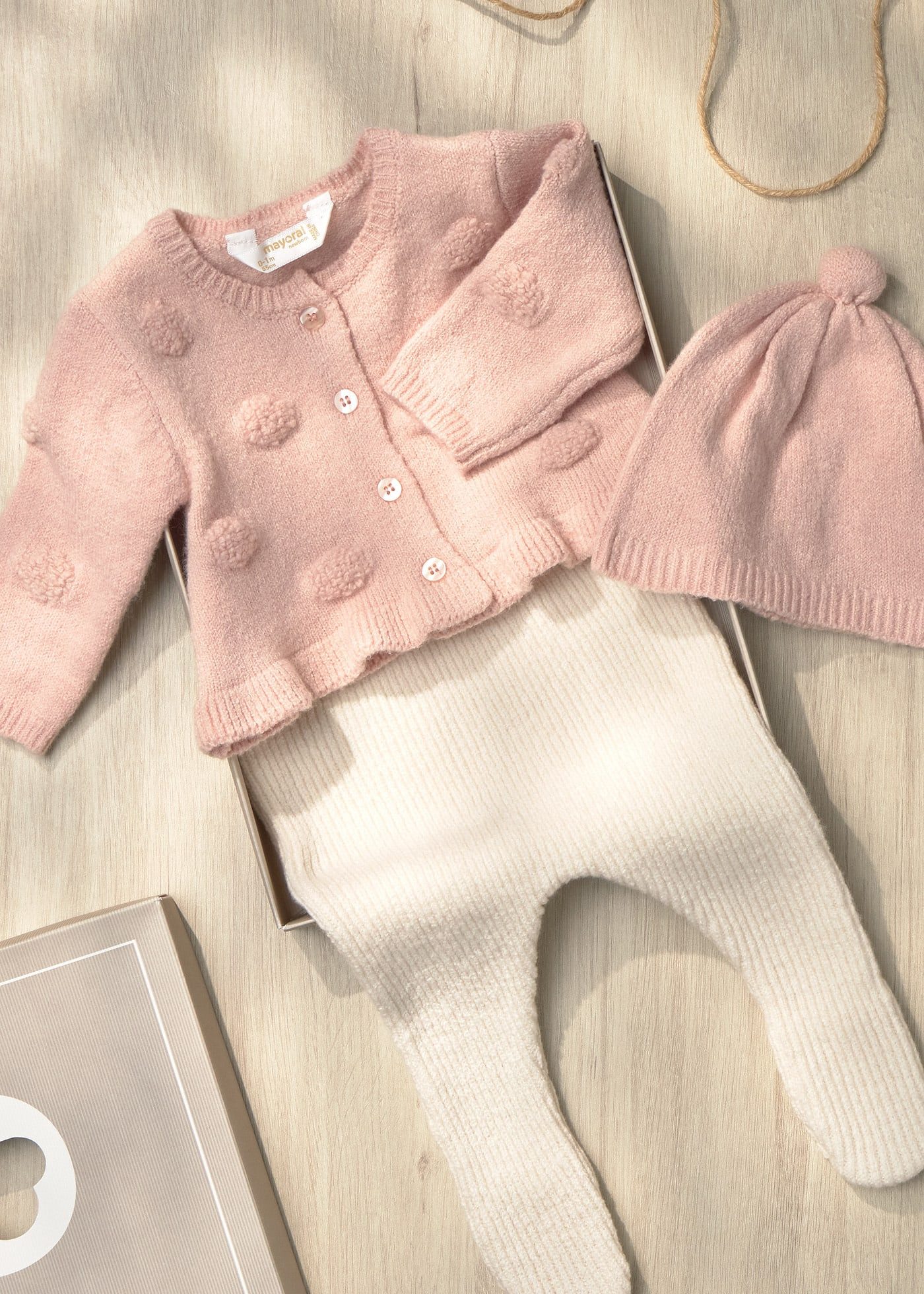 Mayoral Kinderanzug Strampler-Set mit Strickjacke (Set, 2-tlg., Strampler & Strickjacke)
