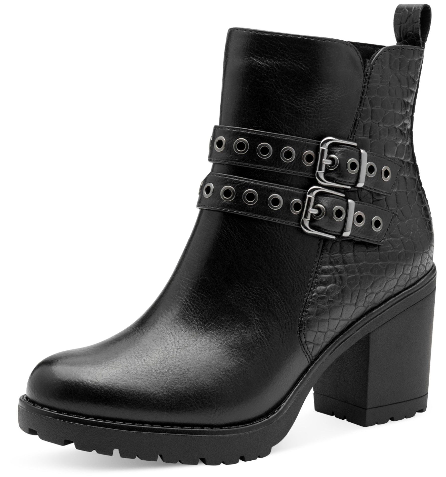 2-25409-45 001 Black Stiefelette