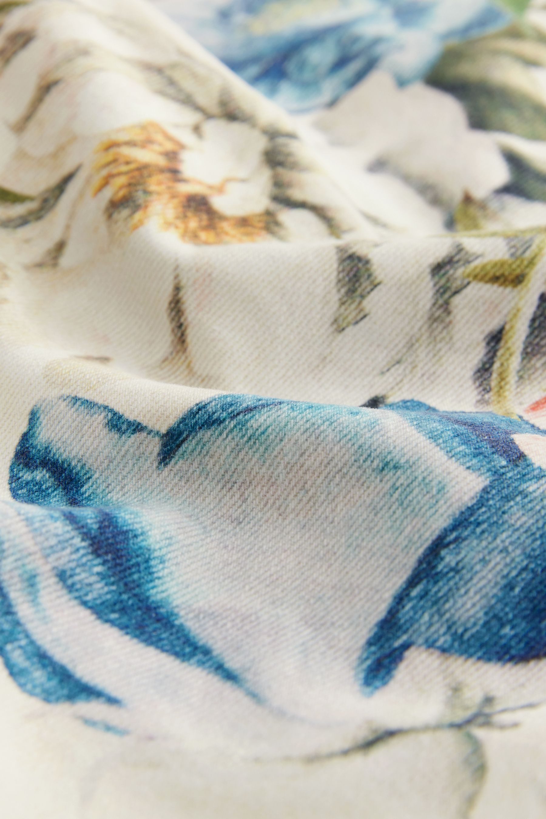 Next Straight-Jeans Boho-Jeans mit geradem Bein Baumwolle, Kurzgröße (1-tlg)