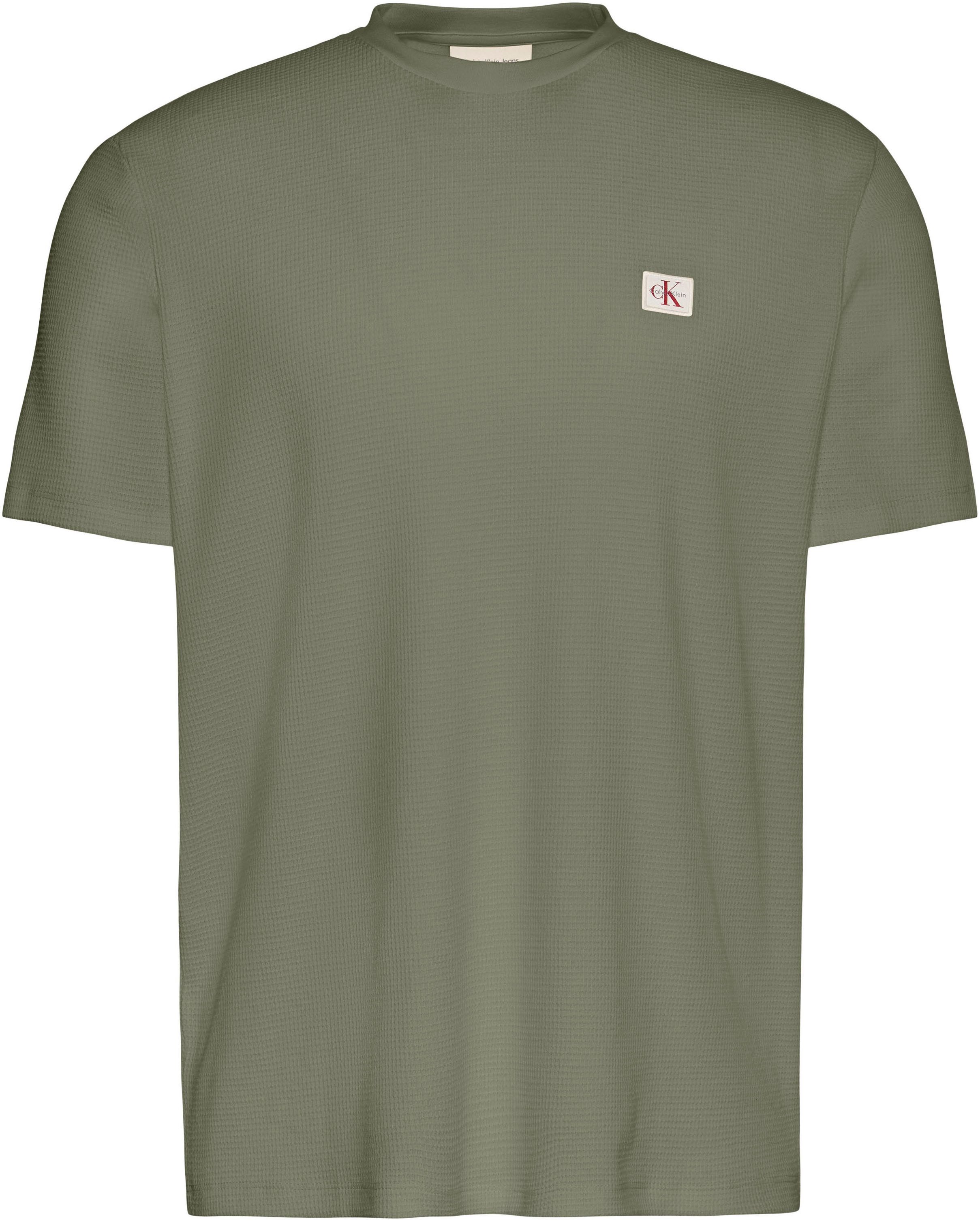Calvin Klein Jeans T-Shirt WAFFLE BADGE TEE Regular fit mit Rundhalsausschnitt