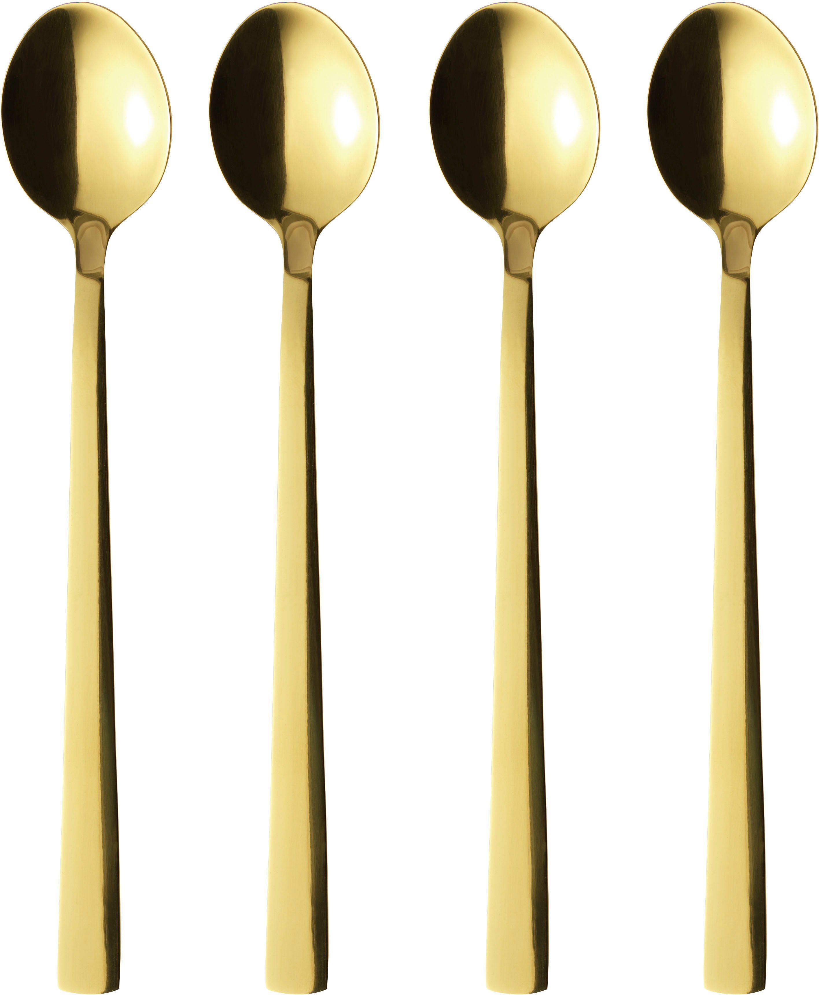 aida RAW Besteck-Set RAW (4-tlg), 4 Personen, Edelstahl, Latte-Macchiatto, PVD-beschichtet