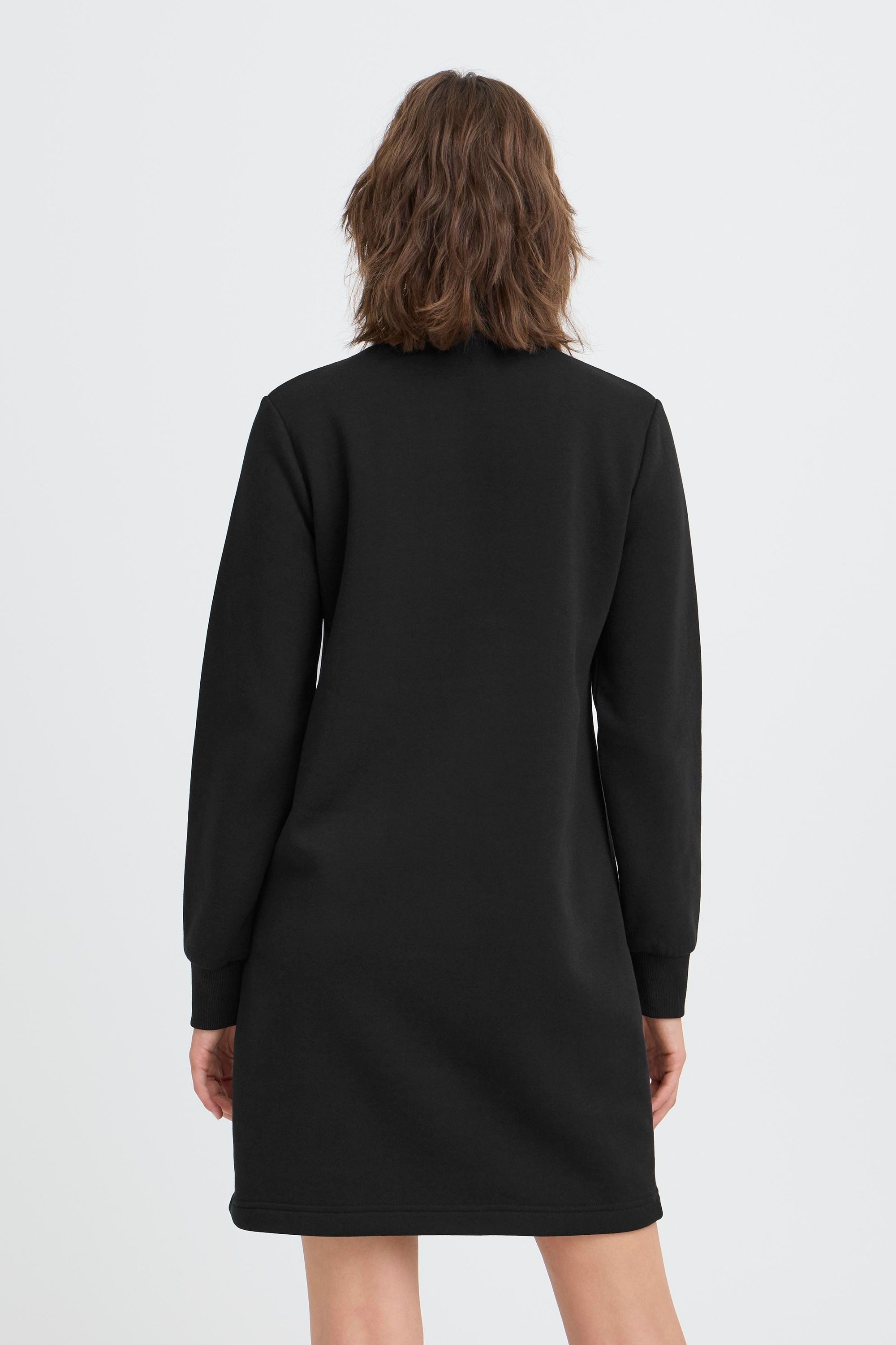 OXMO Sweatkleid OXMille Gemütliches Sweatkleid mit Reißverschluss