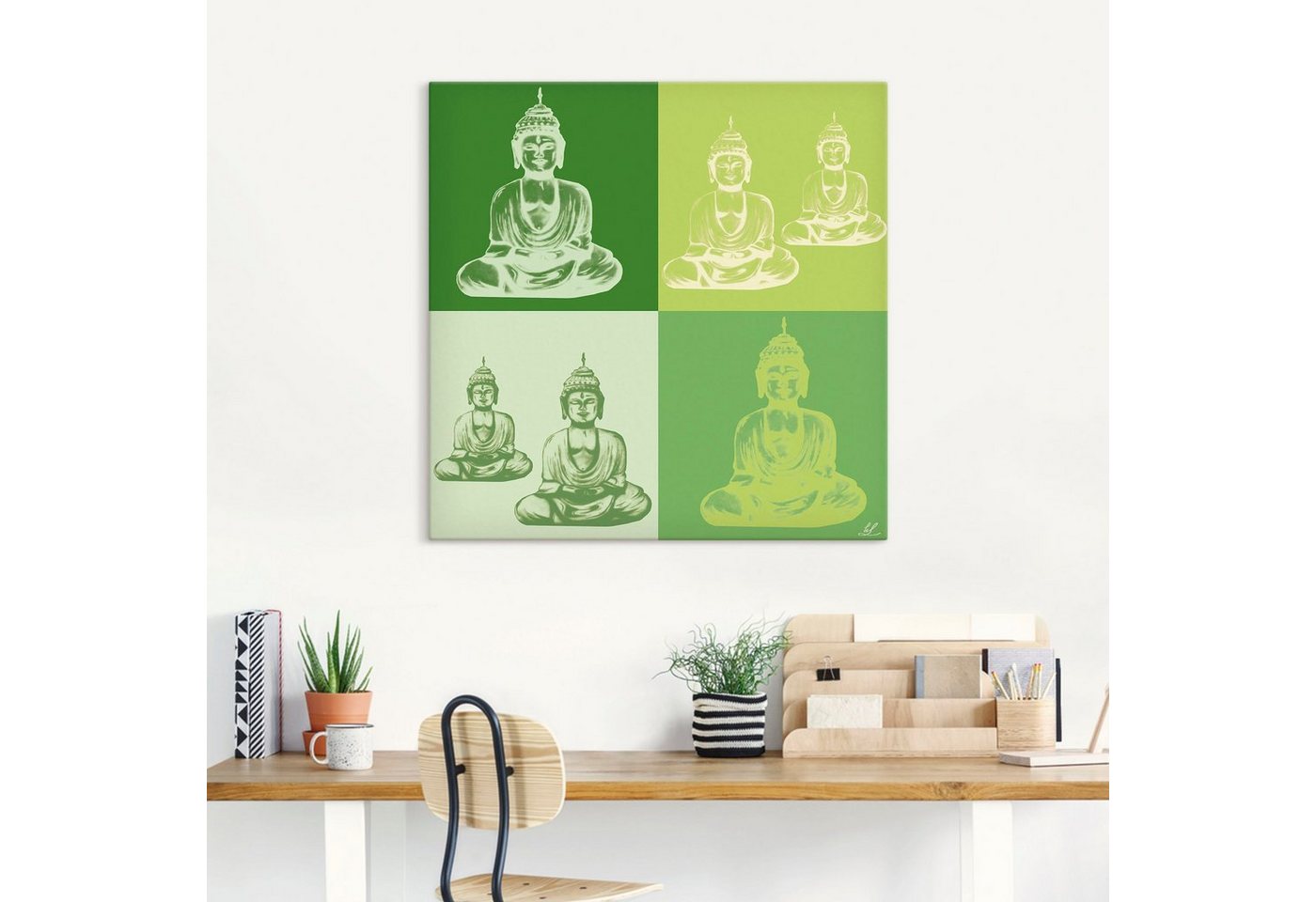 Artland Wandbild »Buddha«, Religion (1 Stück), in vielen Größen & Produktarten - Alubild / Outdoorbild für den Außenbereich, Leinwandbild, Poster, Wandaufkleber / Wandtattoo auch für Badezimmer geeignet-kaufen