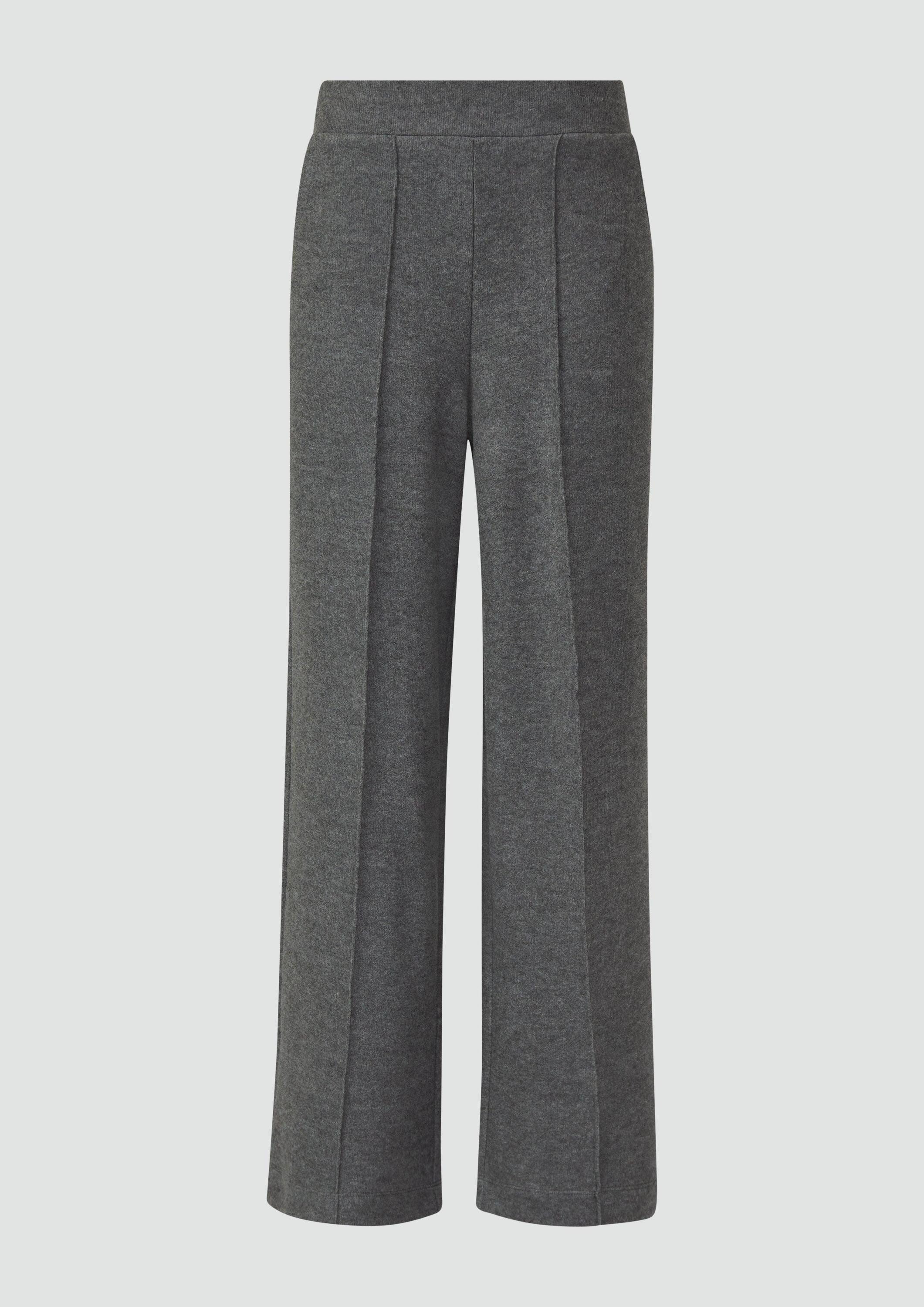 s.Oliver Chinos Hose Weiche Sweathose mit Biesen