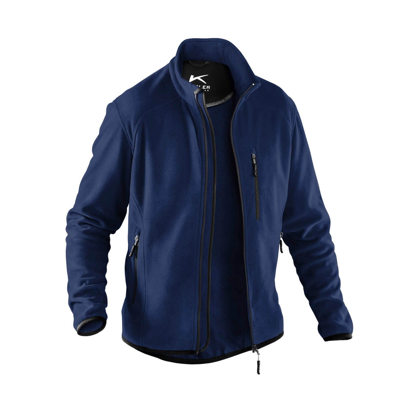 Fleecejacke Kübler Fleecejacke dunkelblau