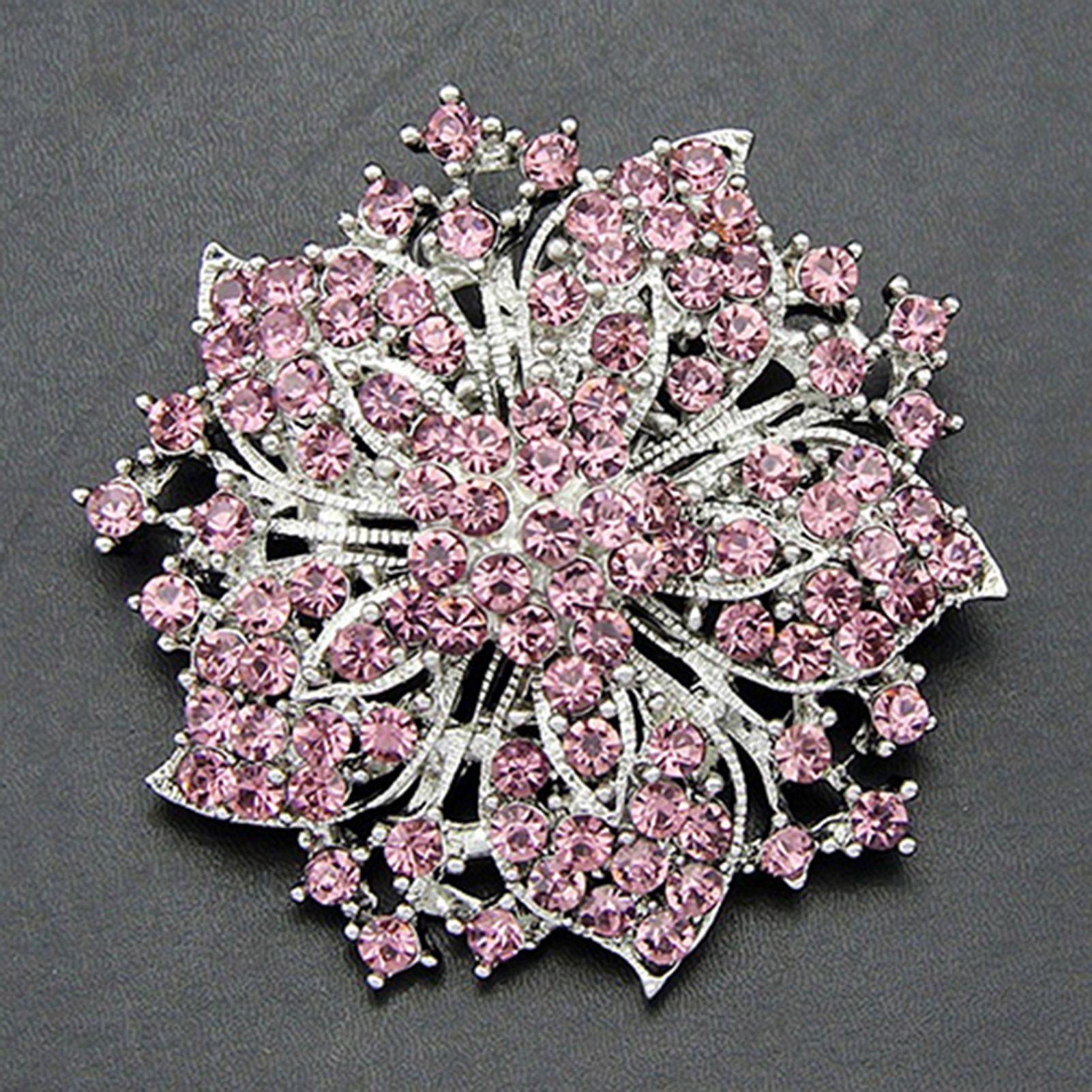 Rutaqian Brosche Brosche Pin, Braut Brosche Kristall inspirierte Corsage D Blume Vintage