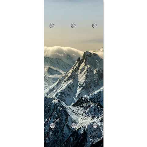 queence Garderobenleiste Berge, mit 6 Haken, 50 x 120 cm