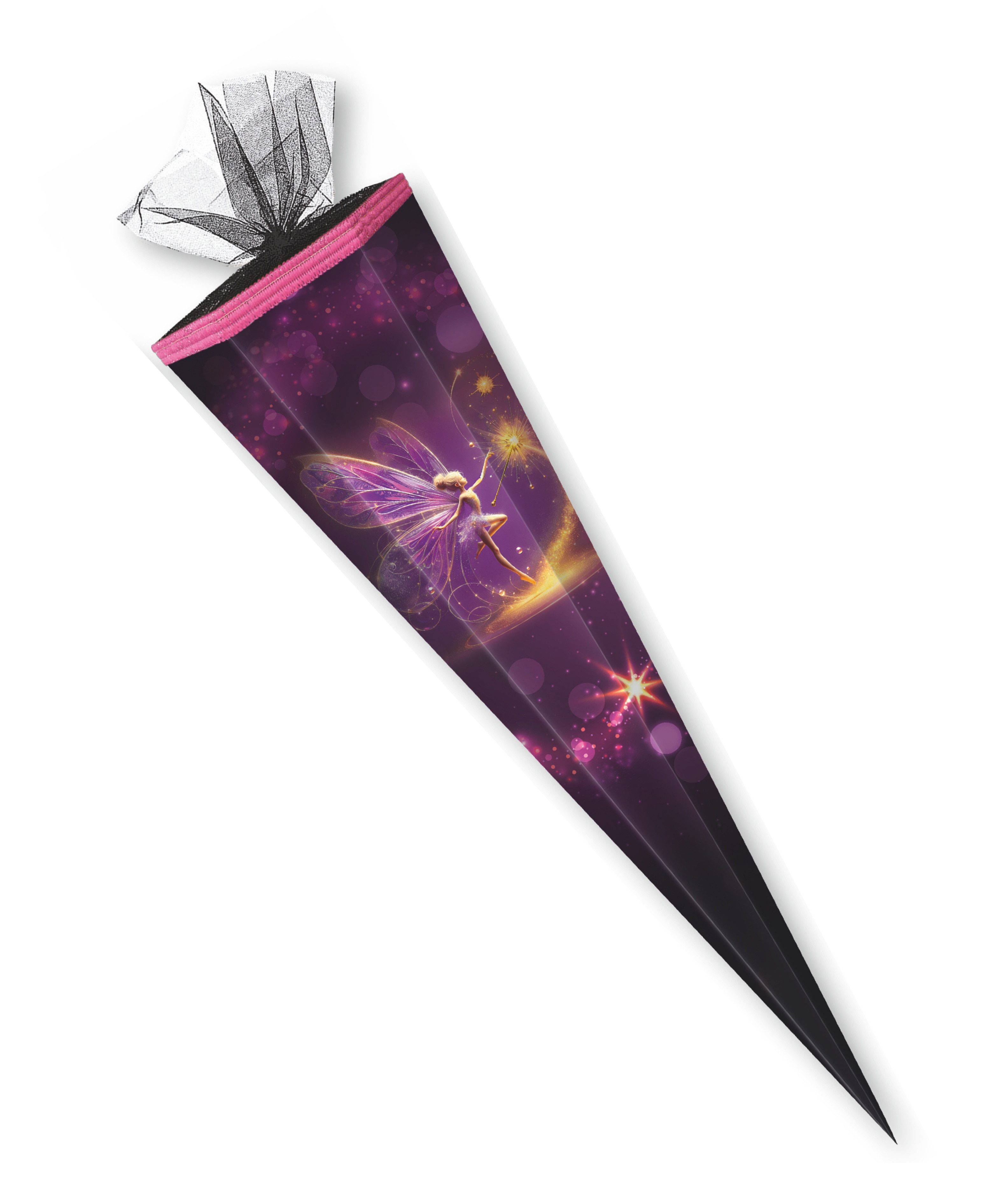 Verpackungsmittel GmbH Markneukirchen Schultüte Schultüte / Zuckertüte / 85cm / eckig / "Fee"