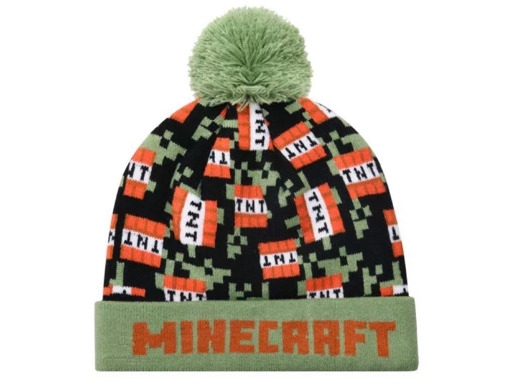 Minecraft Bommelmütze Wintermütze Mütze in verschiedenen Farben