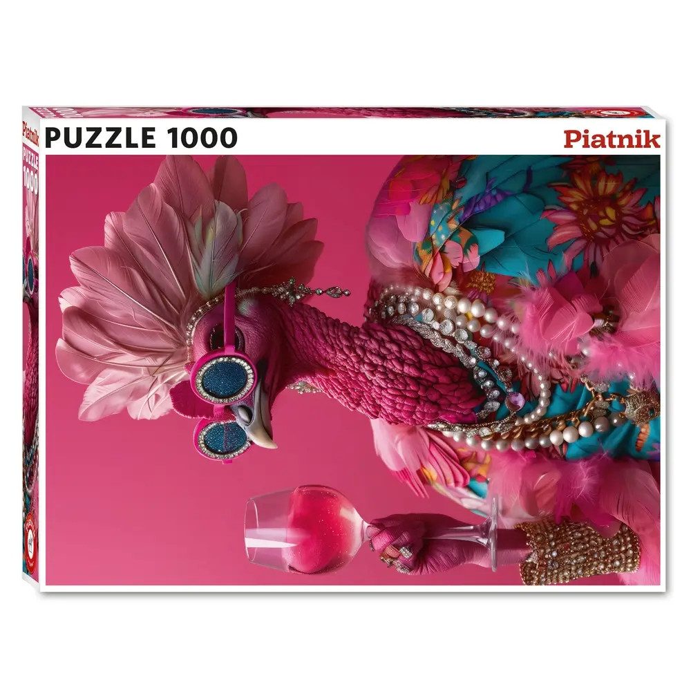 Piatnik Puzzle Pink Birdie, Puzzleteile