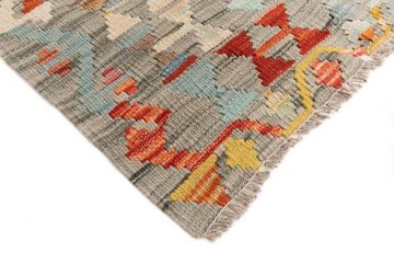 Orientteppich Kelim Afghan 221x242 Handgewebter Orientteppich Quadratisch, Nain Trading, quadratisch, Höhe: 3 mm