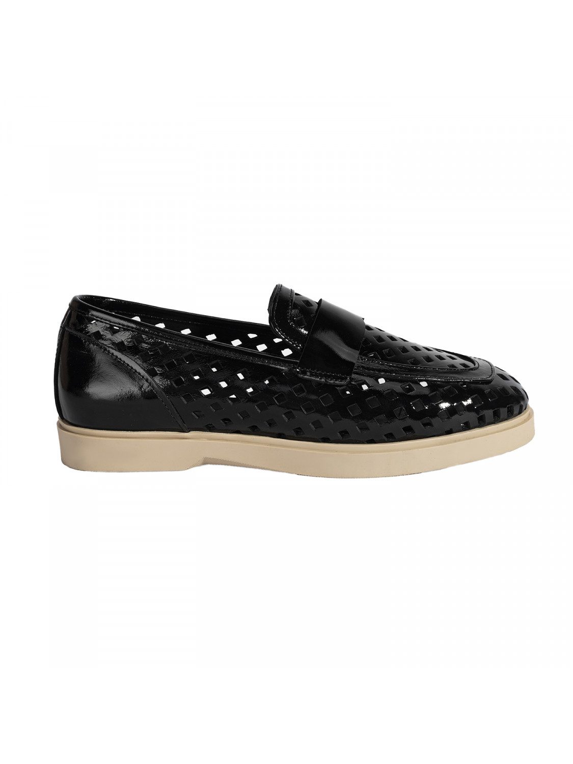 Desa Damen-Slipper – Atmungsaktives Obermaterial aus Lackleder, elegante R günstig online kaufen
