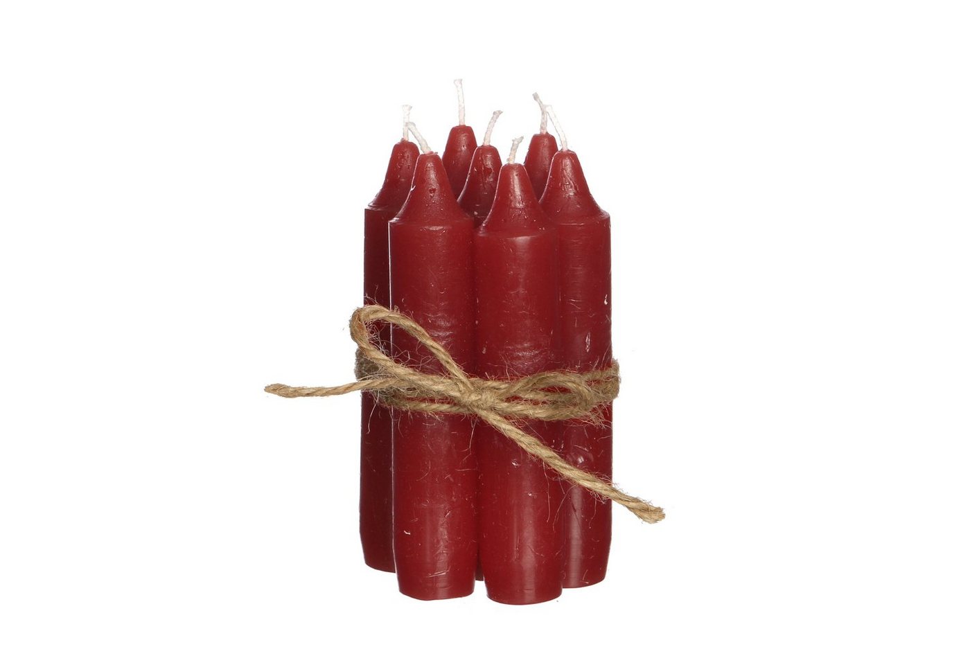Annastore Spitzkerze 7-tlg. Set Kerzen H 11 cm - Stabkerzen für Flaschen und Vasen