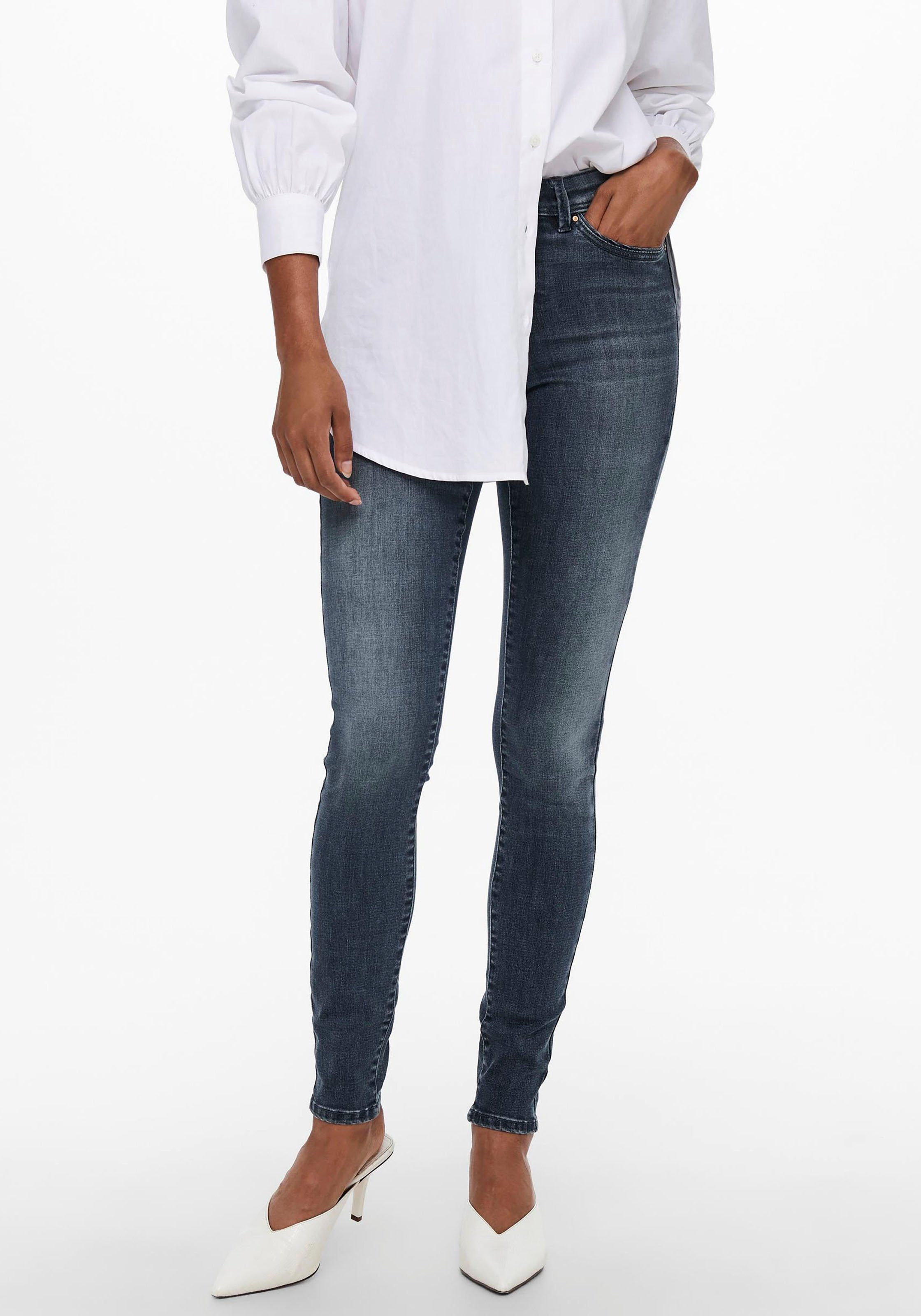 Skinny-fit-Jeans ONLWAUW LIFE MID SK DNM