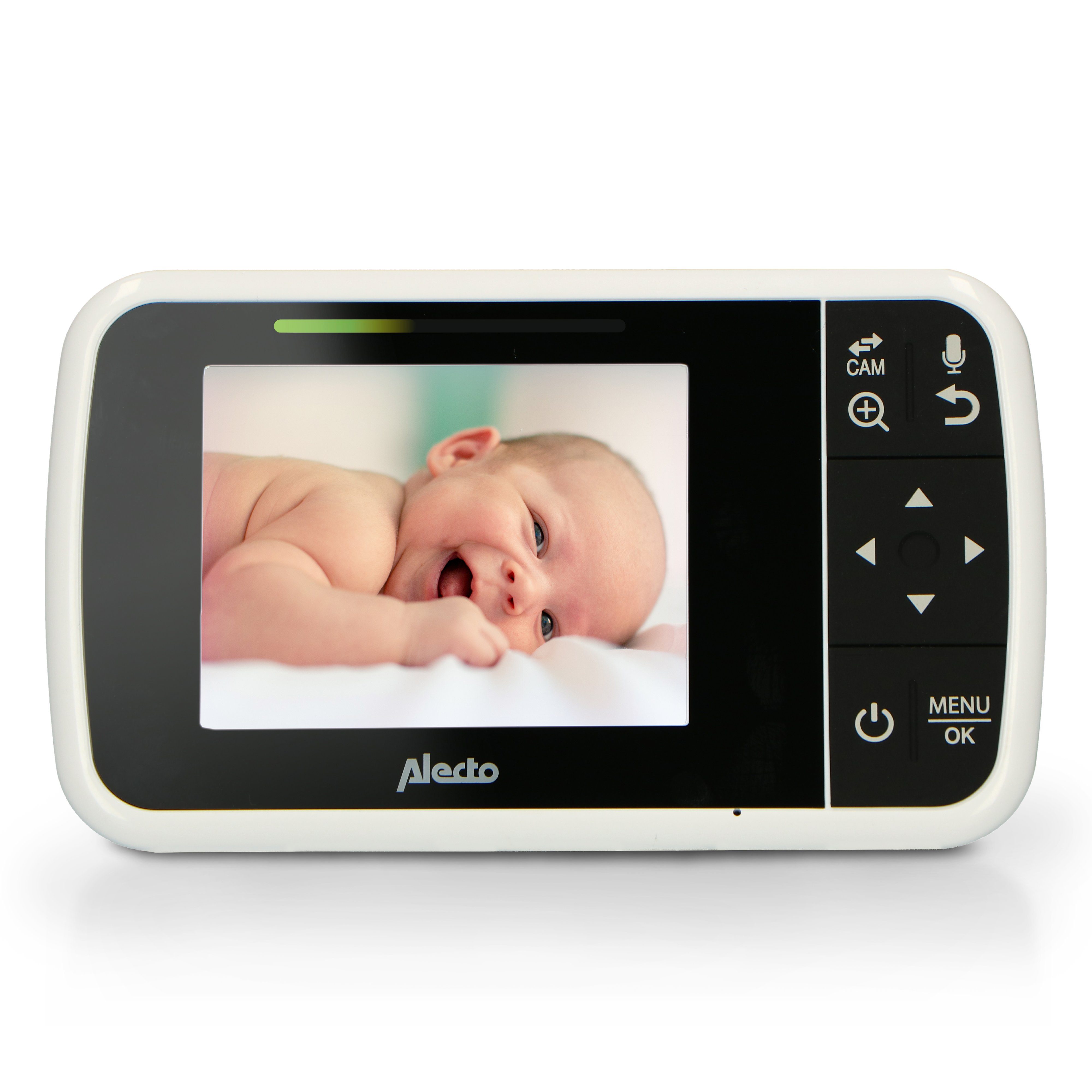 Baby Babyteil, auf und Kameras erweiterbar 4 VOX-Funktion, Video-Babyphone Energiespar-Modus Alecto DVM-135, Elternteil,