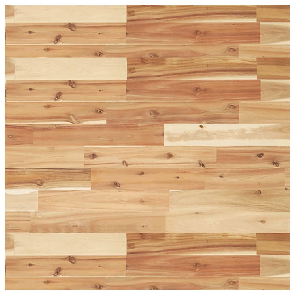 vidaXL Tischplatte Tischplatte Quadratisch 70x70x4 cm Massivholz (1 St)