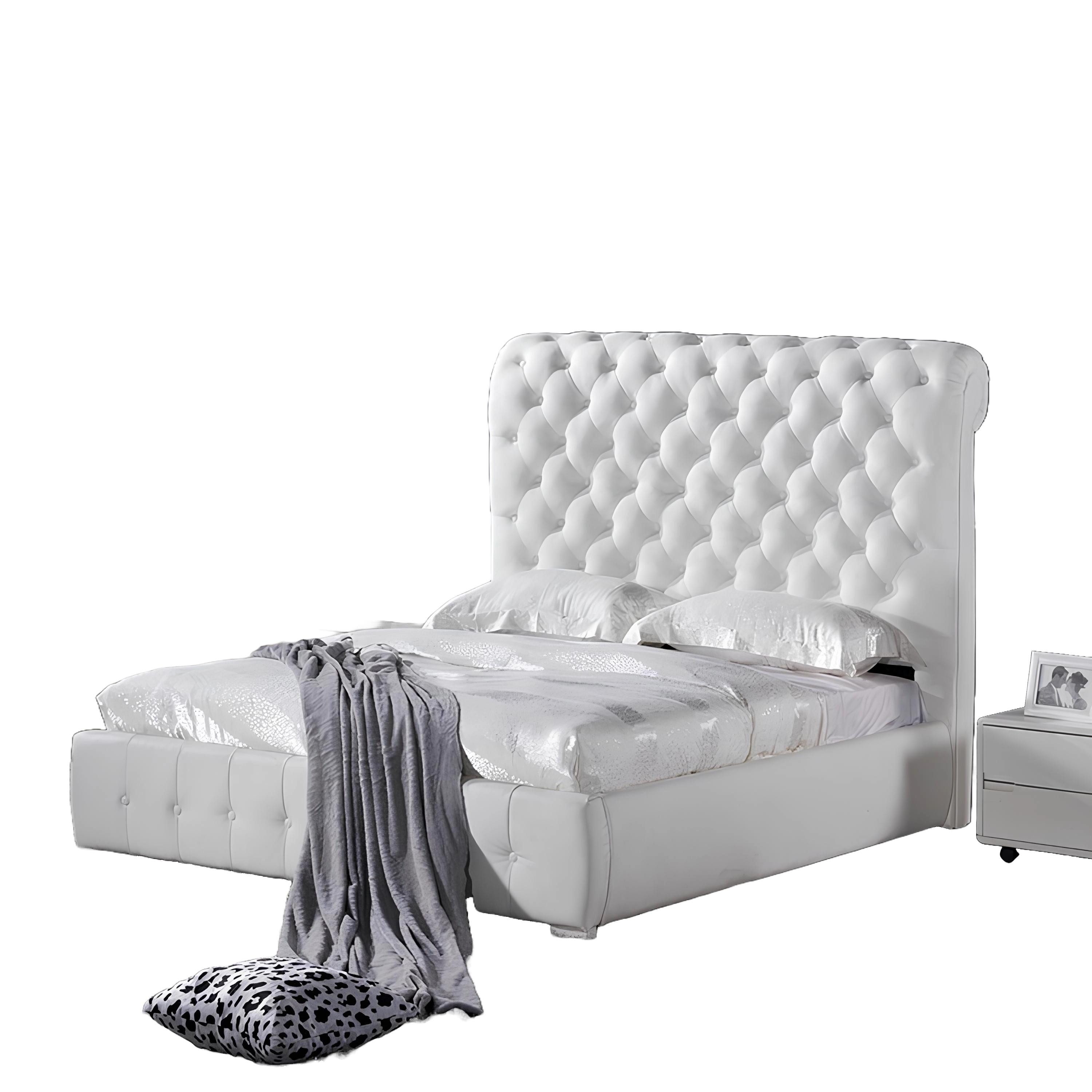Bett Individuell angefertigtes Chesterfield Bett in verschiedenen Farben: