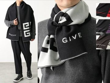 GIVENCHY Strickschal GIVENCHY Unisex Wool Silk 4G Logo Scarf Schal Mufflers Stola Tuch 35 x