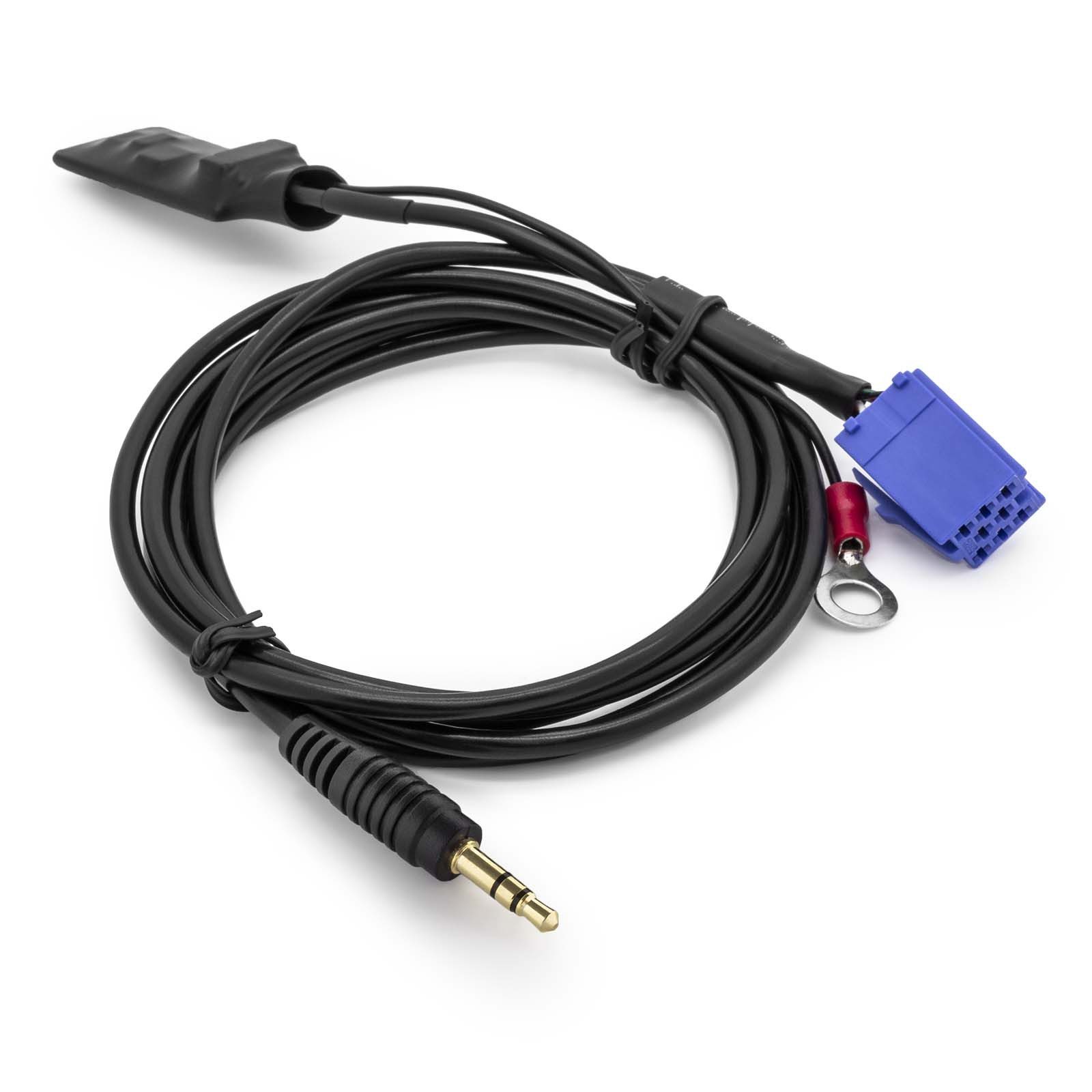 Aux Line in Interface Adapter Kabel passend für VW Audi Seat Skoda KFZ-Adapter