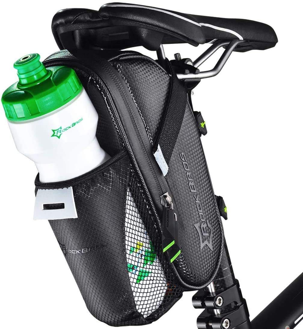 Satteltasche Satteltasche Fahrrad, Fahrradsatteltasche mit Flaschenhalter