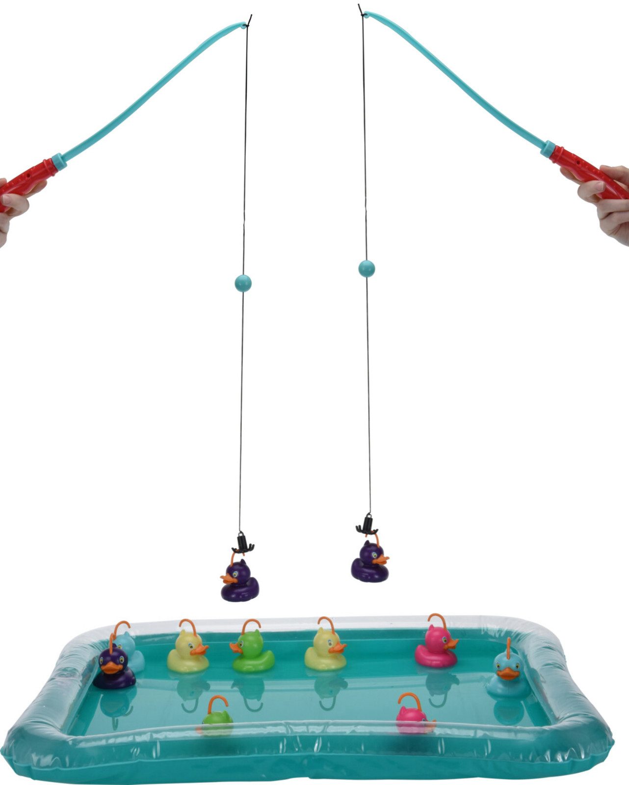 Koopman Spielzeug-Gartenset Entenangeln Wasserspiel Angelspiel Pool + 10 En günstig online kaufen