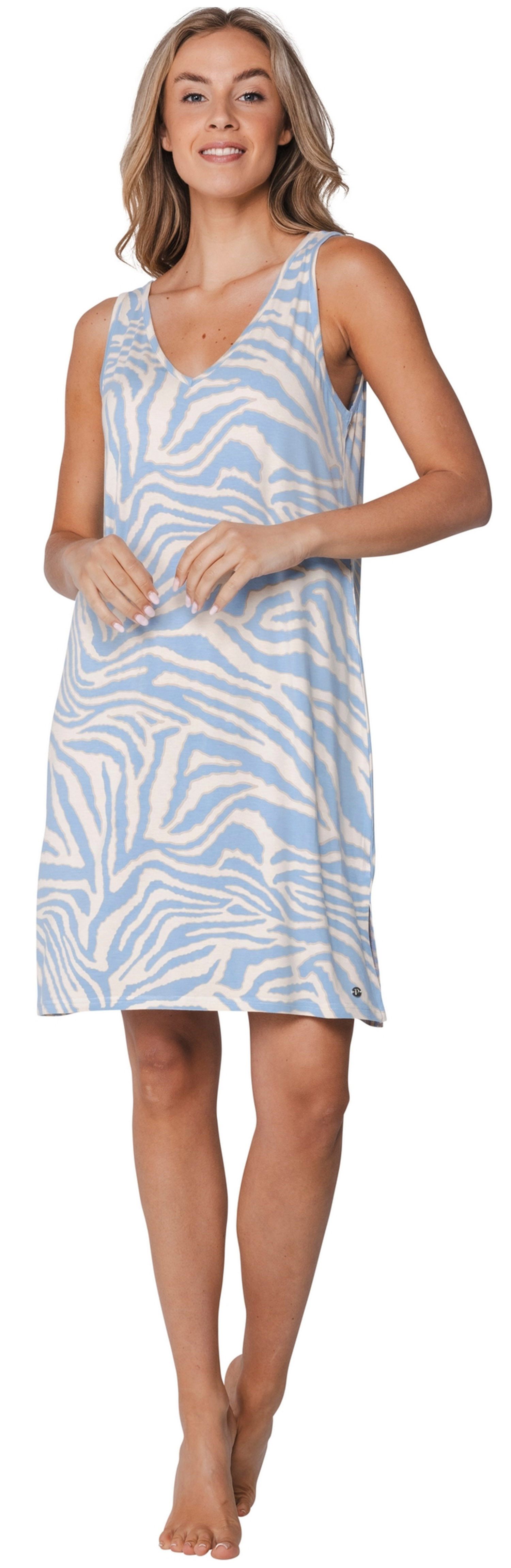 Pastunette Nachthemd Damen Schlafshirt ohne Arm (1-tlg) Modisches Design