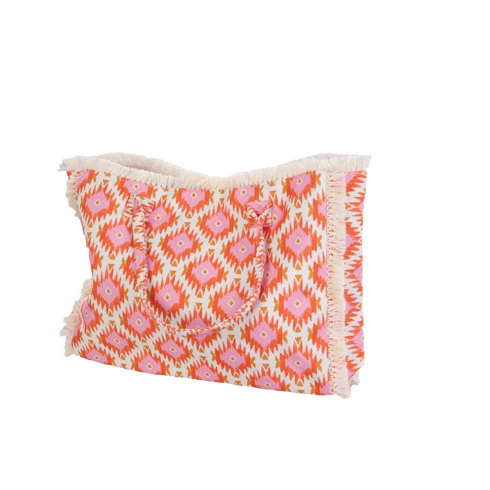 MICA Strandtasche Strandtasche - Retro - pink - ca. 45 x 14 x 34 cm günstig online kaufen