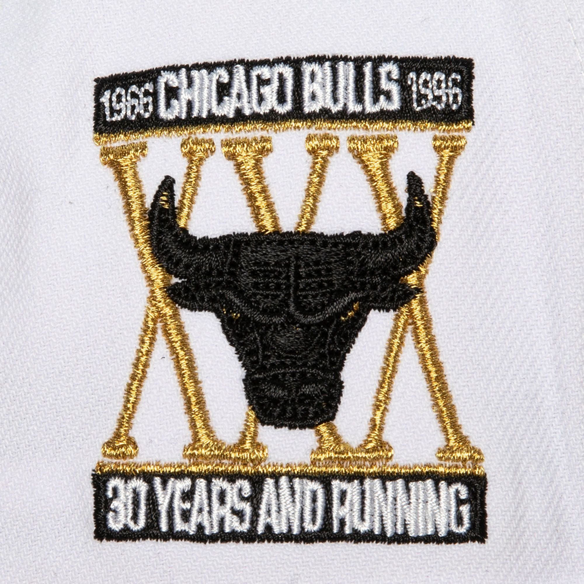 & Cap LOGO Snapback Mitchell Ness Chicago Bulls GOLD