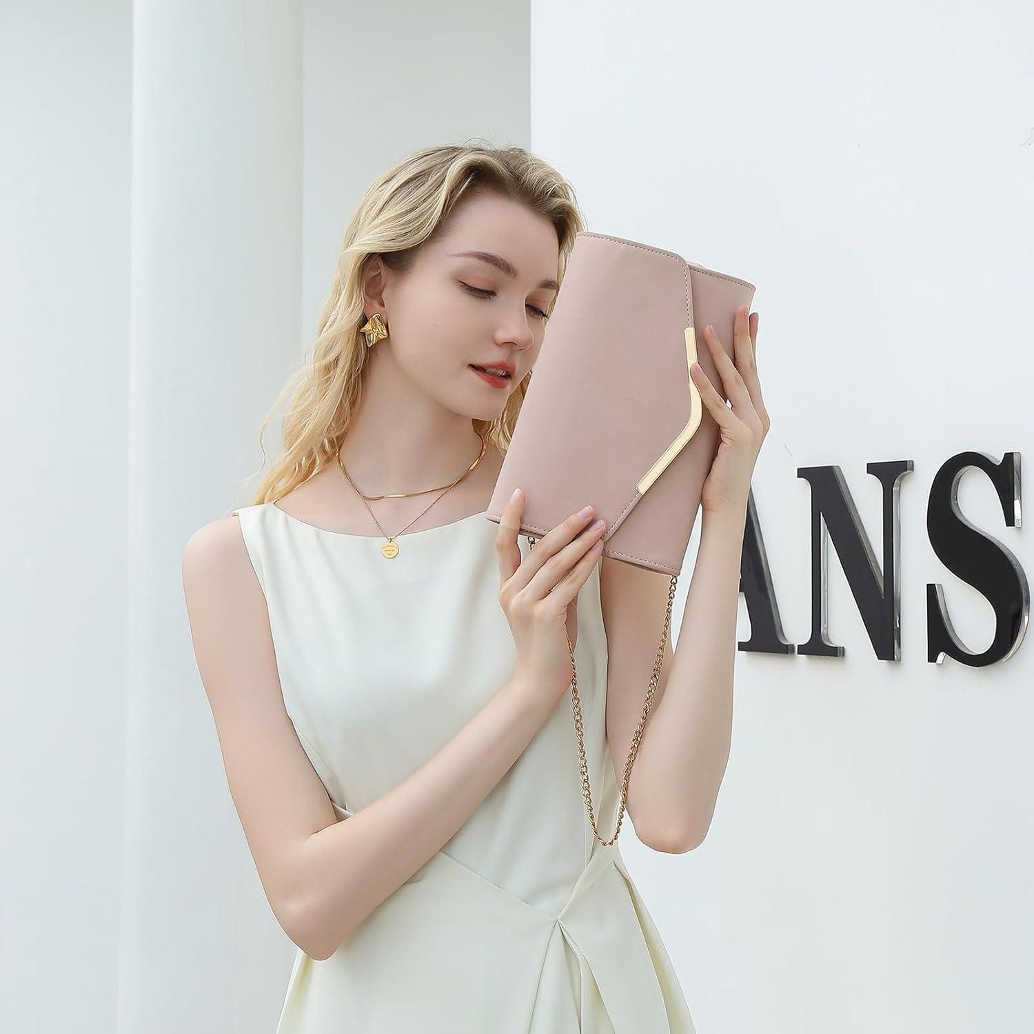 LuxusKollektion Clutch Damen Umschlag Clutch Elegant Abendtasche Handtasche günstig online kaufen