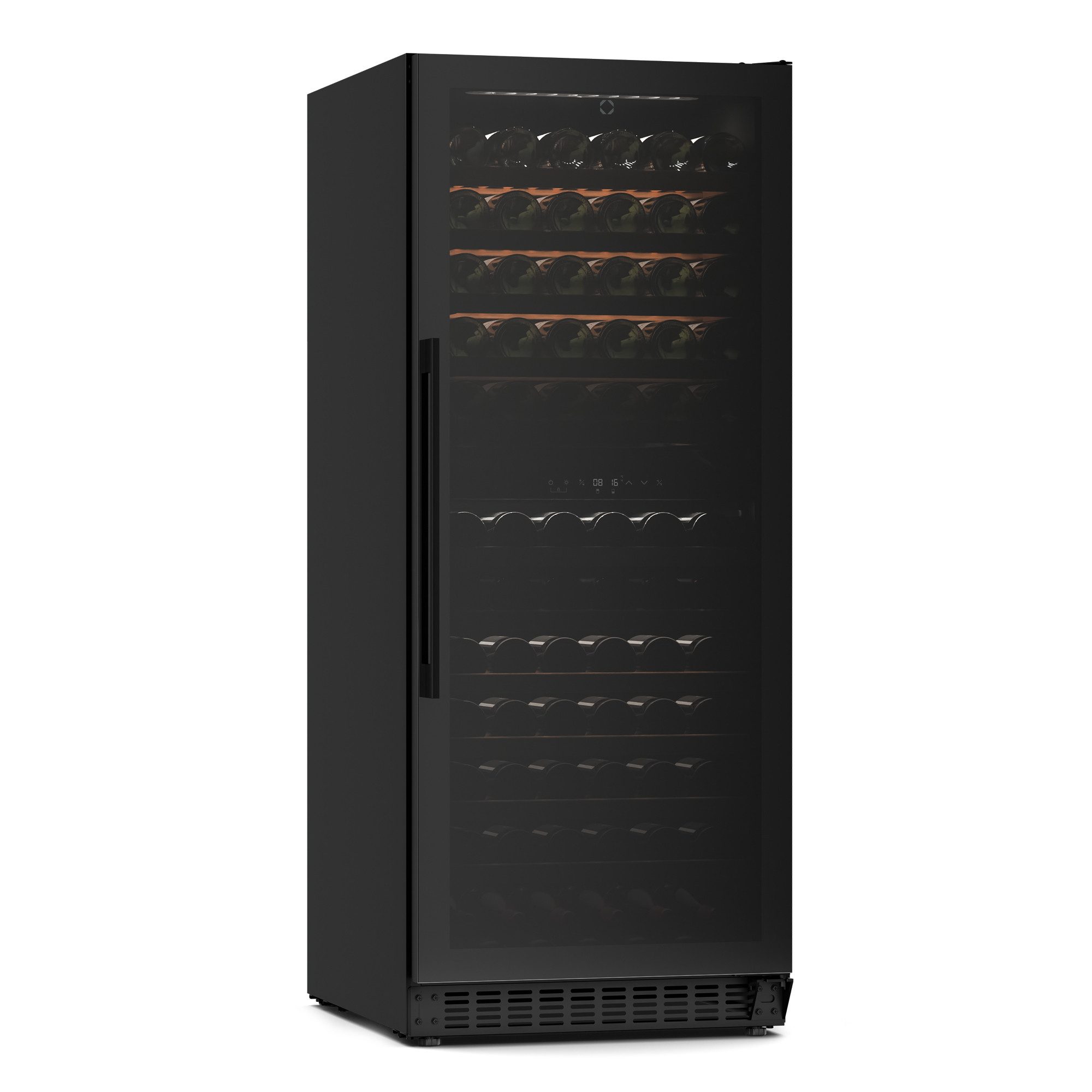 Klarstein Weinkühlschrank Velaire, für 122 Standardflaschen á 0,75l,Wein Flaschenkühlschrank Weintemperierschrank Weinschrank Kühlschrank