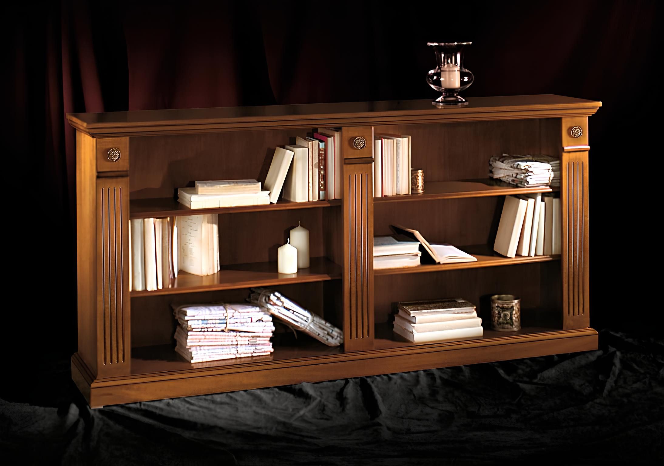 JVmoebel Bücherregal Italienisches Bücherregal – Regal für Wohnzimmer und Büro, Made in Italy