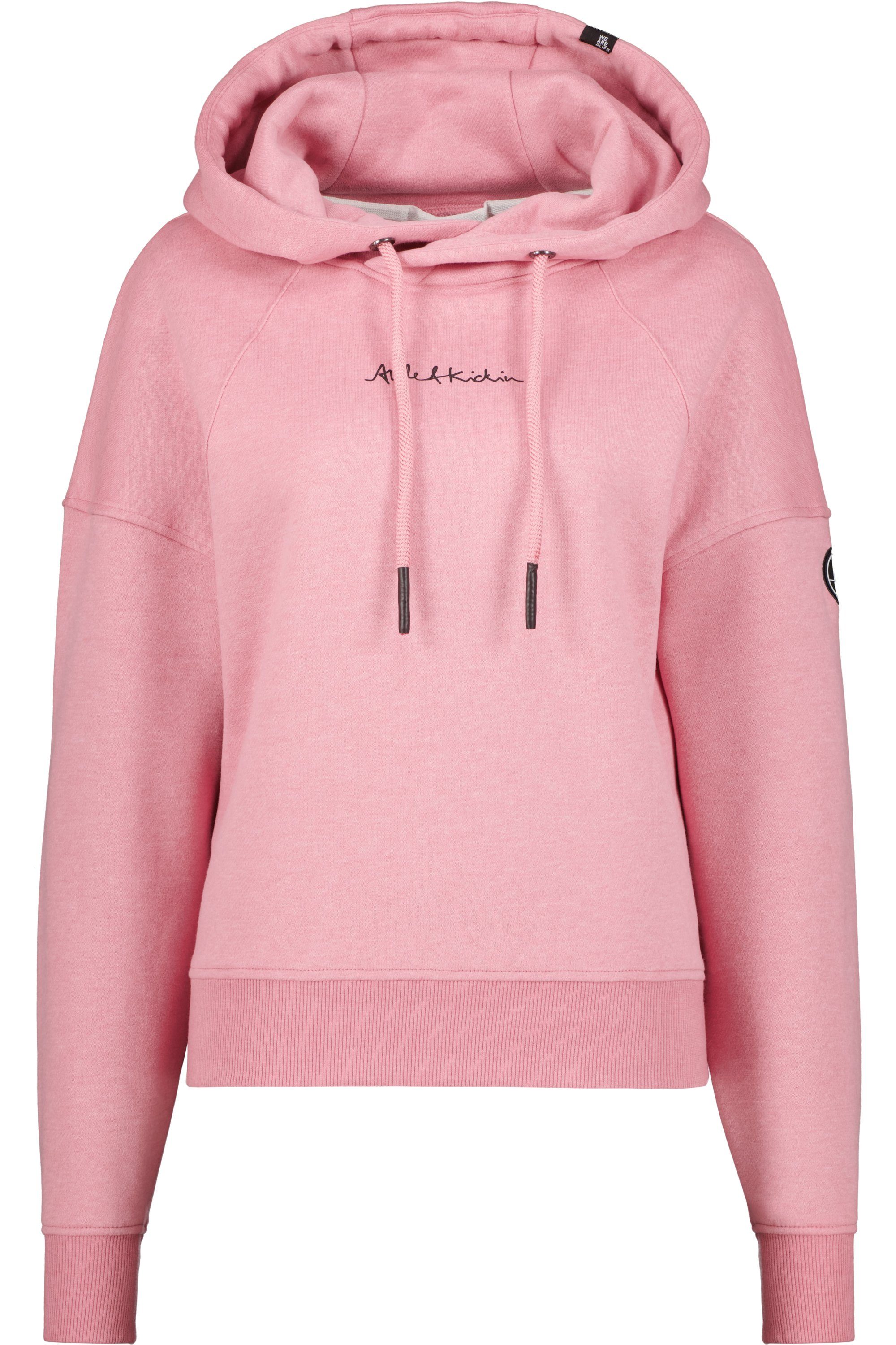 Kapuzensweatshirt & Sweatshirt Pullover mauve Hoodie Kapuzensweatshirt, JessyAK Damen Kickin A melange Alife