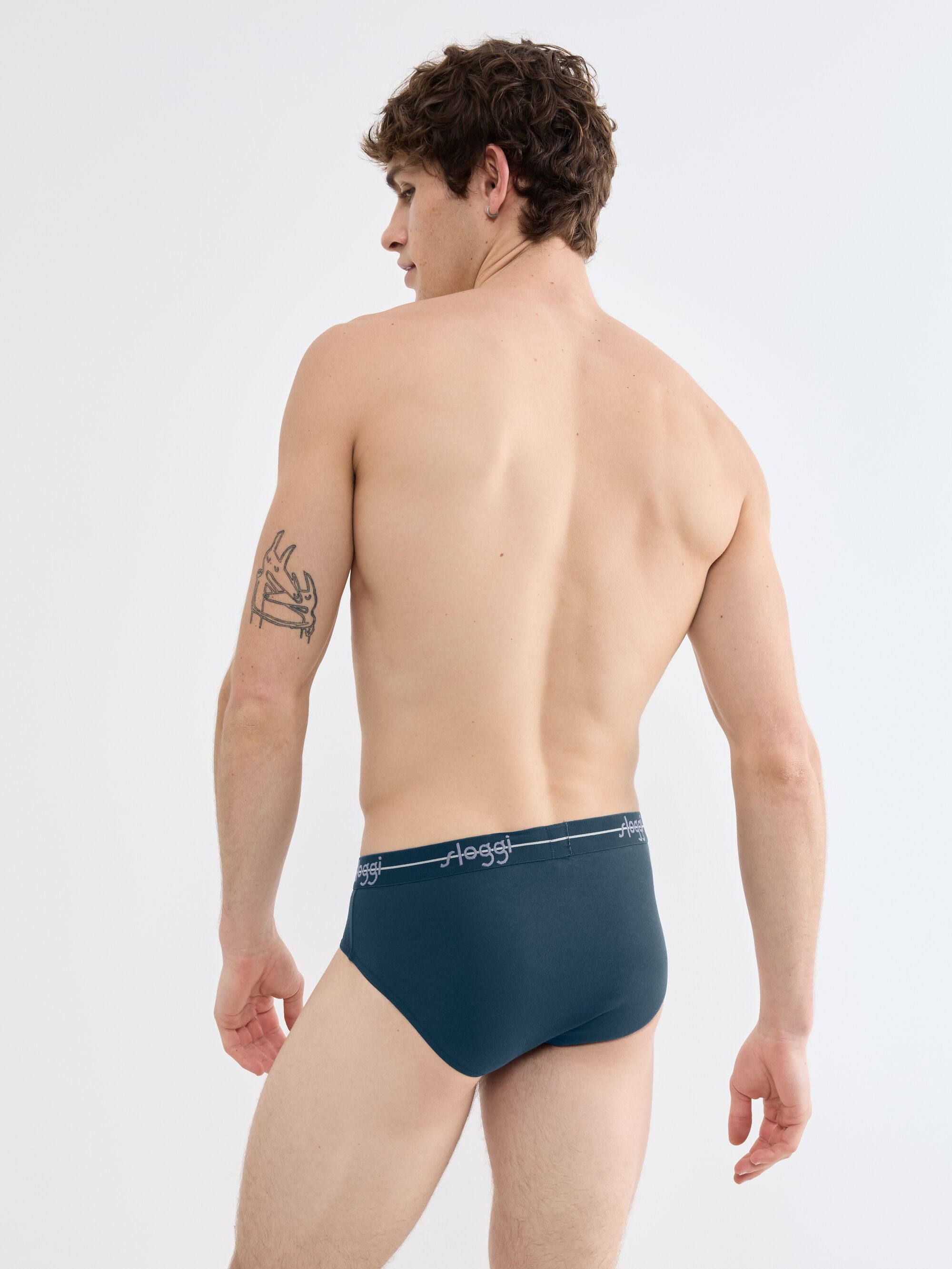 sloggi Midislip men Start (2er Pack) sportliche geschnitten, ohne Eingriff, Cotton-Mix