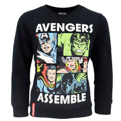 MARVEL Sweater Marvel Avengers Kinder Jungen Pullover Pulli Gr. 104 bis 152 Hulk Dr Strange