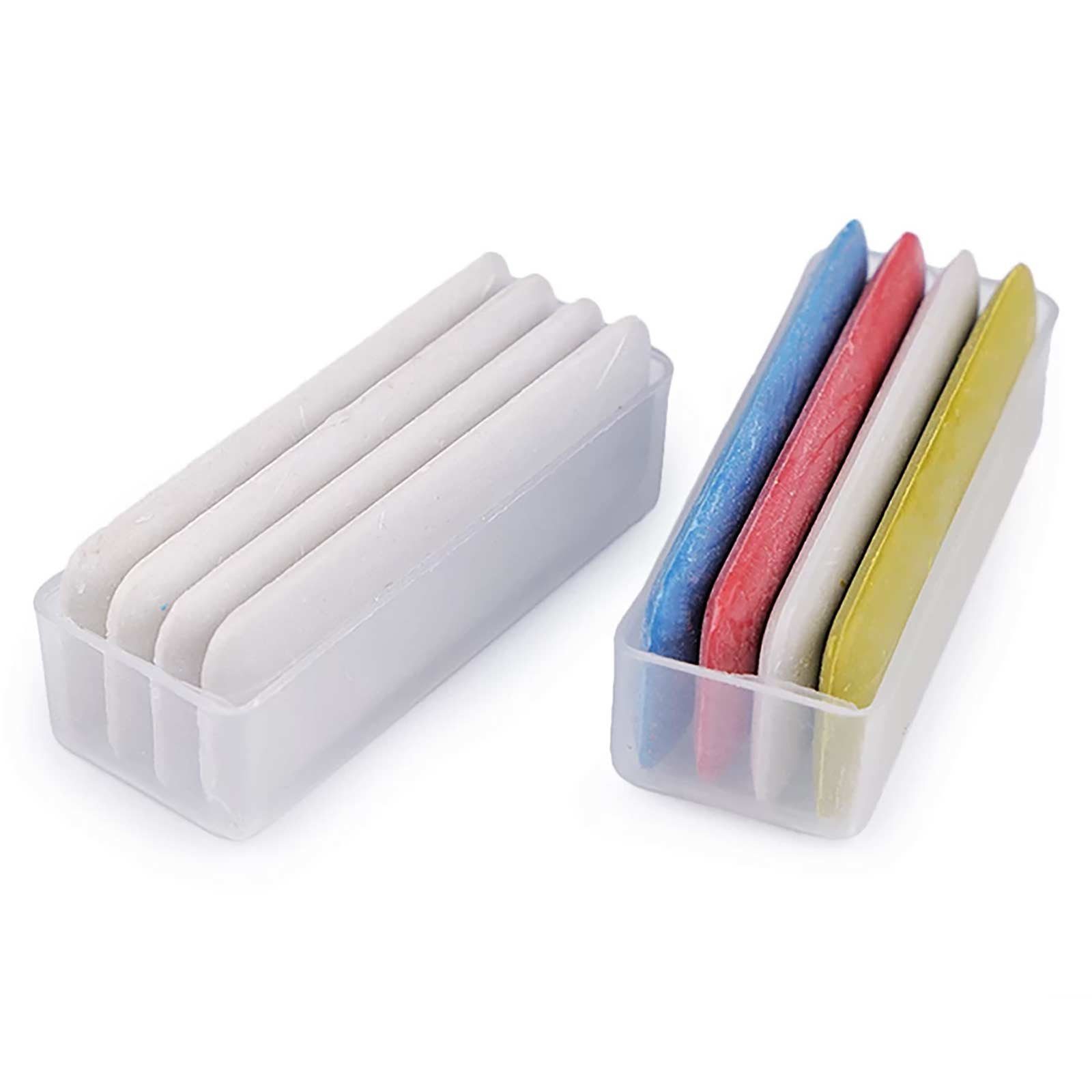 maDDma Kreidemarker 4 Schneiderkreiden Farbwahl, bunt