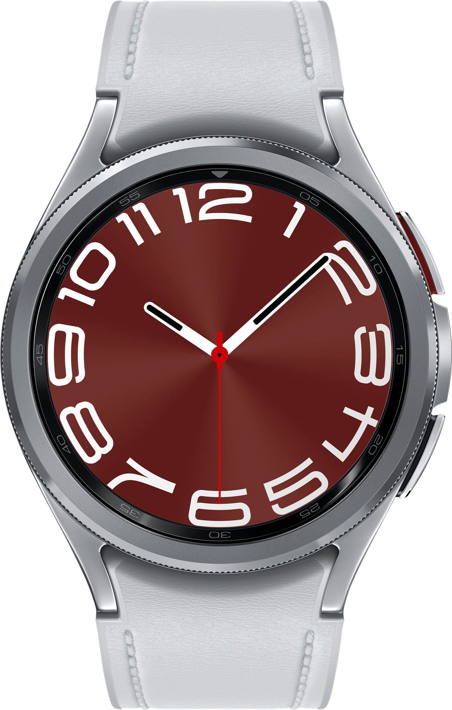 Samsung Galaxy by Zoll, | Wear (3,33 Smartwatch Classic silber cm/1,3 LTE OS Samsung) 43mm Watch 6 silber