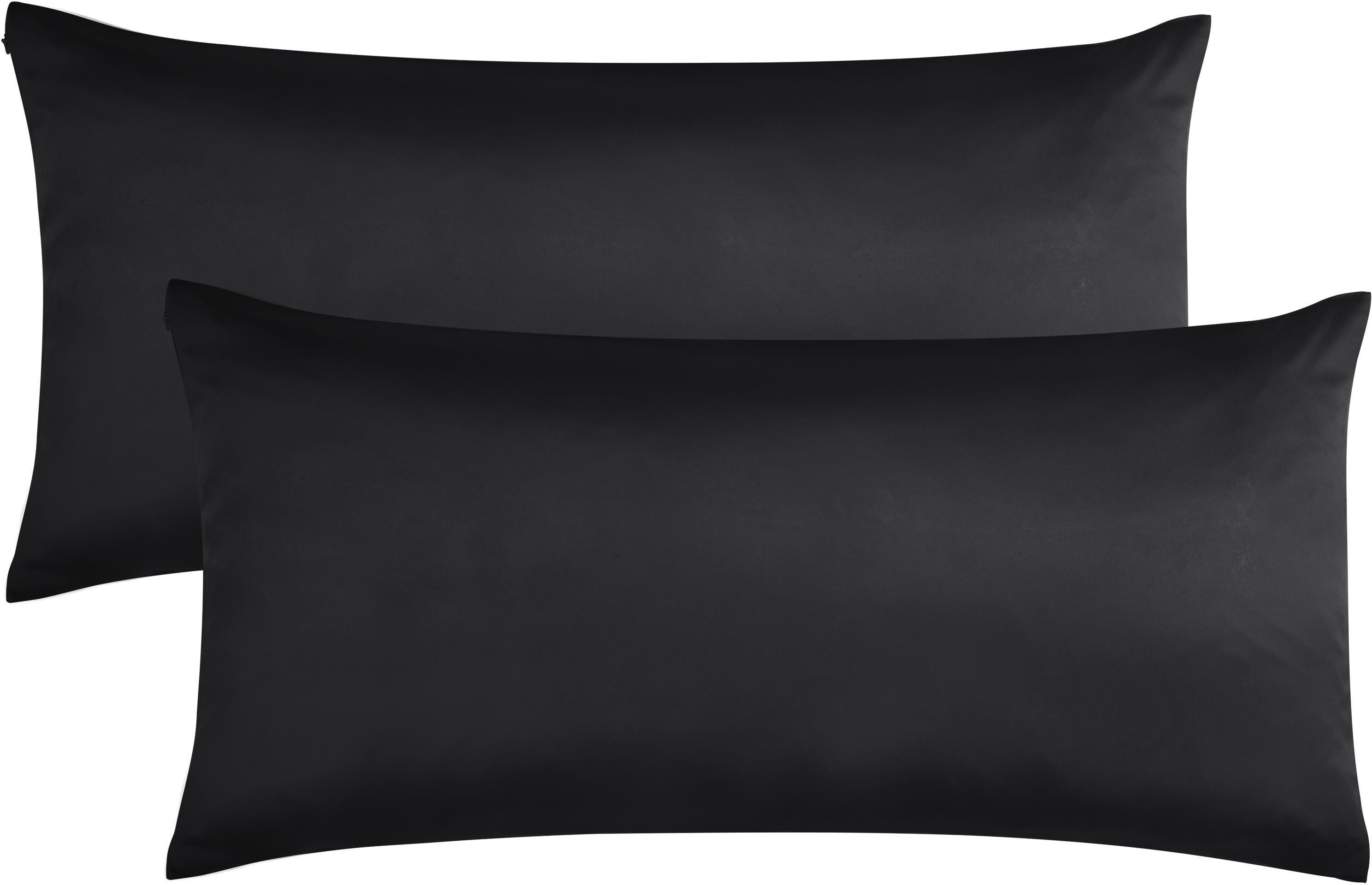Aspero Kissenbezüge 2x Seiden Kissenbezüge 40x80 cm Alia, Haut- und haarschonendes Material