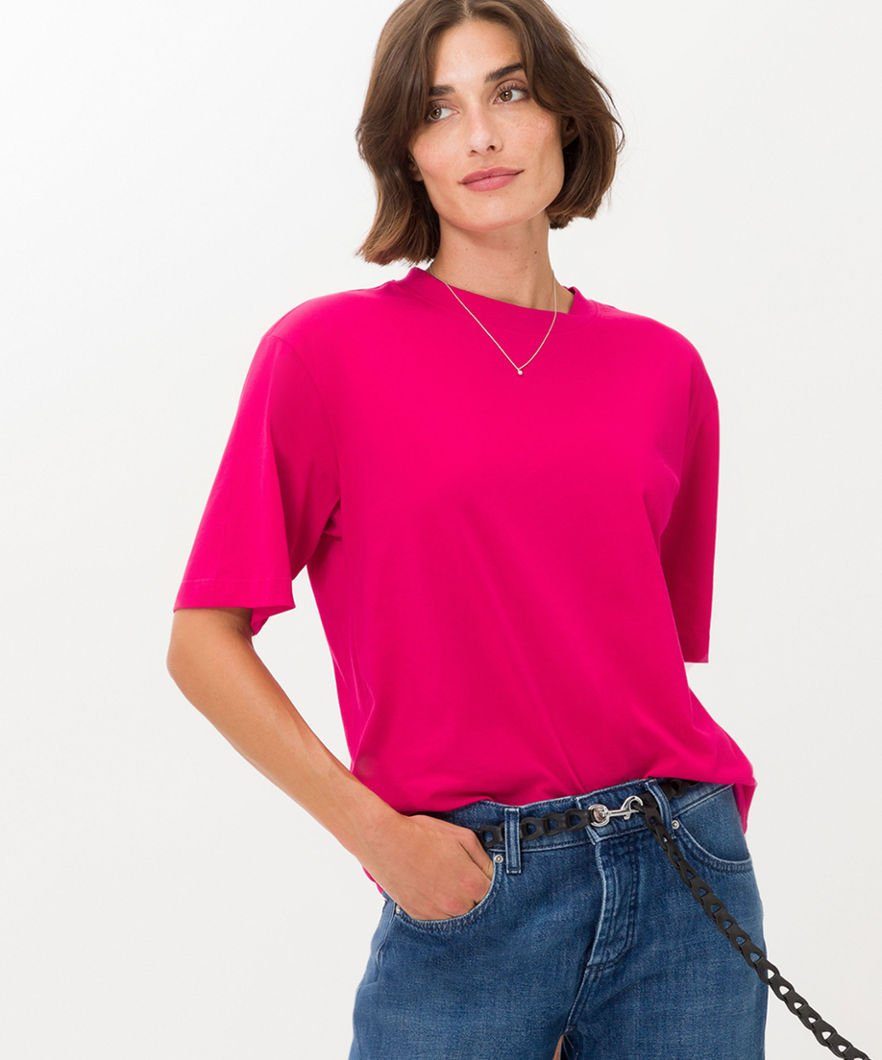 CARA Brax Style Langarmshirt pink