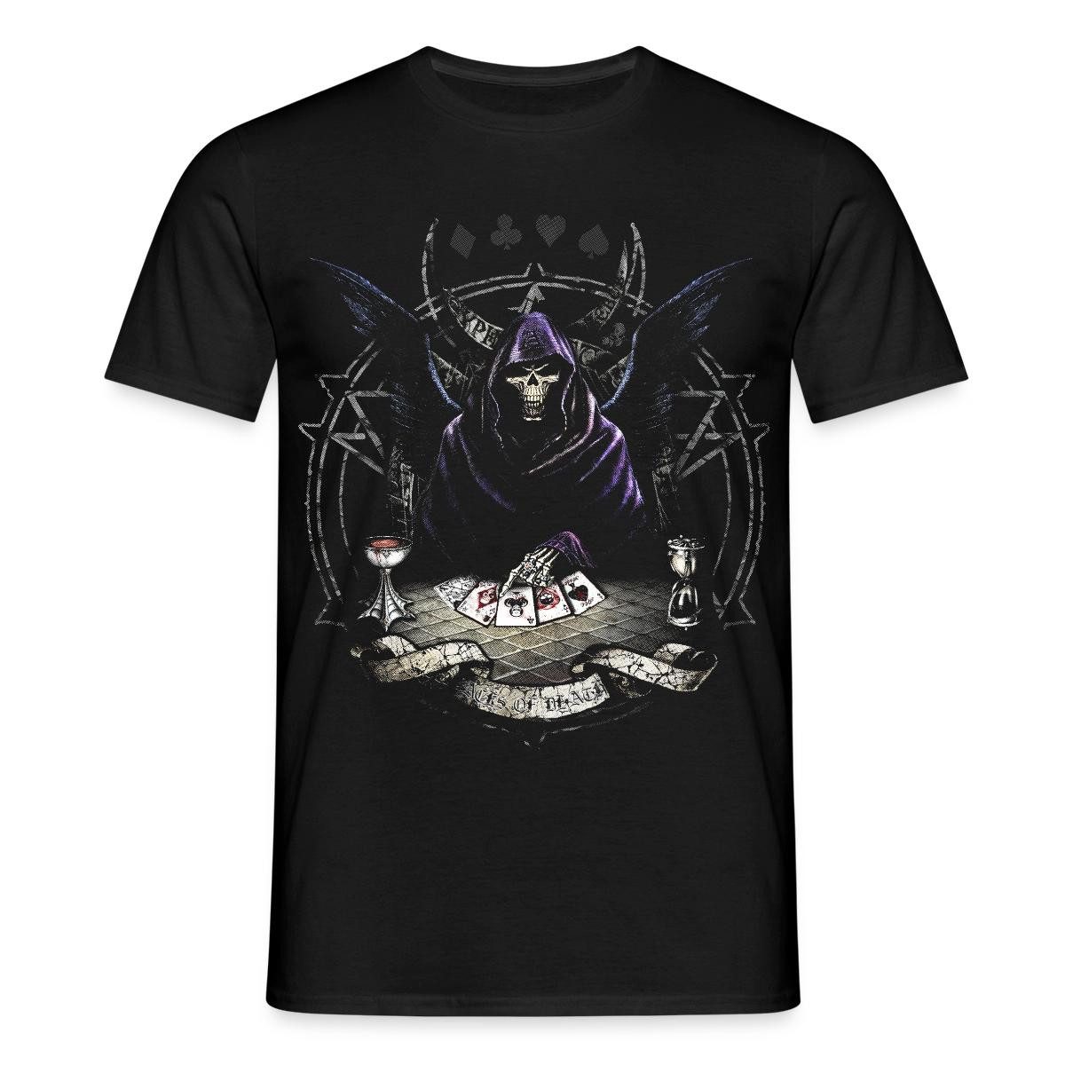 Spreadshirt T-Shirt Alchemy England Aces of Death Ass Des Todes Karte Männer T-Shirt (1-tlg)