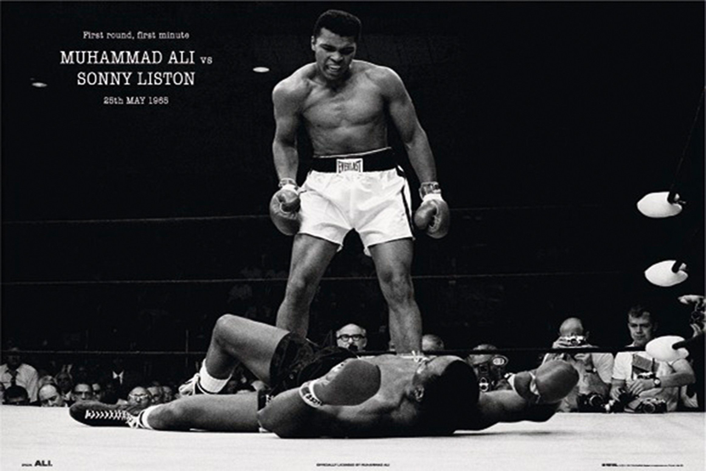 PYRAMID Poster Muhammad Ali vs. Sonny Liston Poster 91,5 x 61 cm