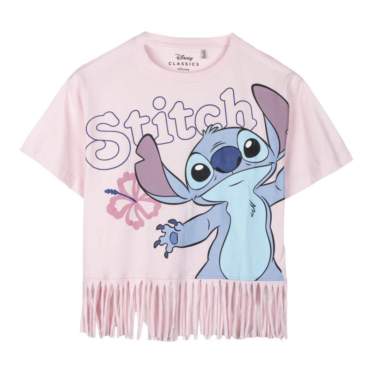 Cerda T-Shirt Disney Stitch Kinder T-Shirt kurzarm 100 % Baumwolle Jungen Mädchen