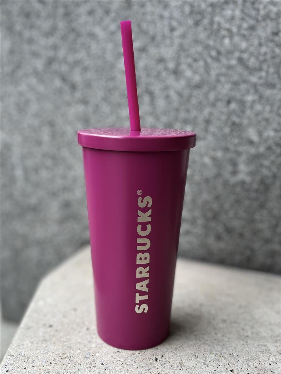 Starbucks Frühstücks-Geschirrset Starbucks Cold Cup Magenta 17oz
