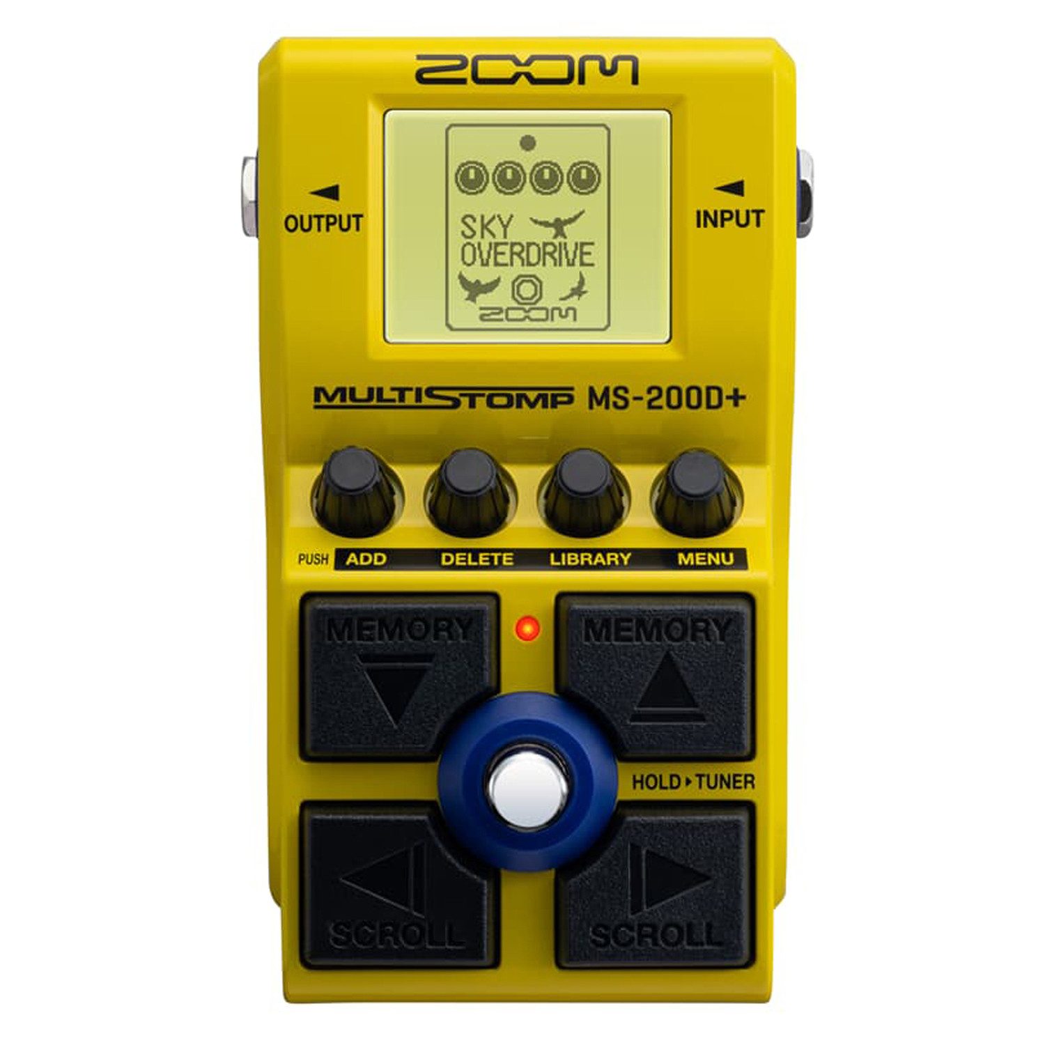 Zoom Audio E-Gitarre Zoom Effektgerät MS-200D+ MultiStomp Pedal für Gitarre mit Netzteil, Effektgerät, Komplett-Set, mit Netzteil