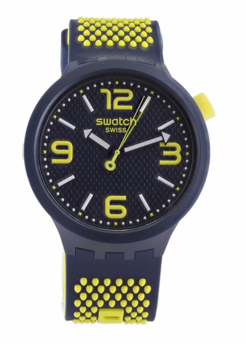 Swatch Quarzuhr Swatch Herren Quarz Uhr SO27N102 BBNEON X44, (Schwarz)