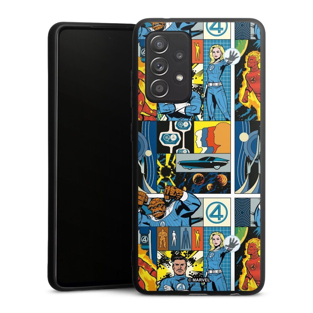 DeinDesign Handyhülle Marvel The Fantastic Four Offizielles Lizenzprodukt, Samsung Galaxy A52s 5G Silikon Hülle Premium Case Handy Schutzhülle