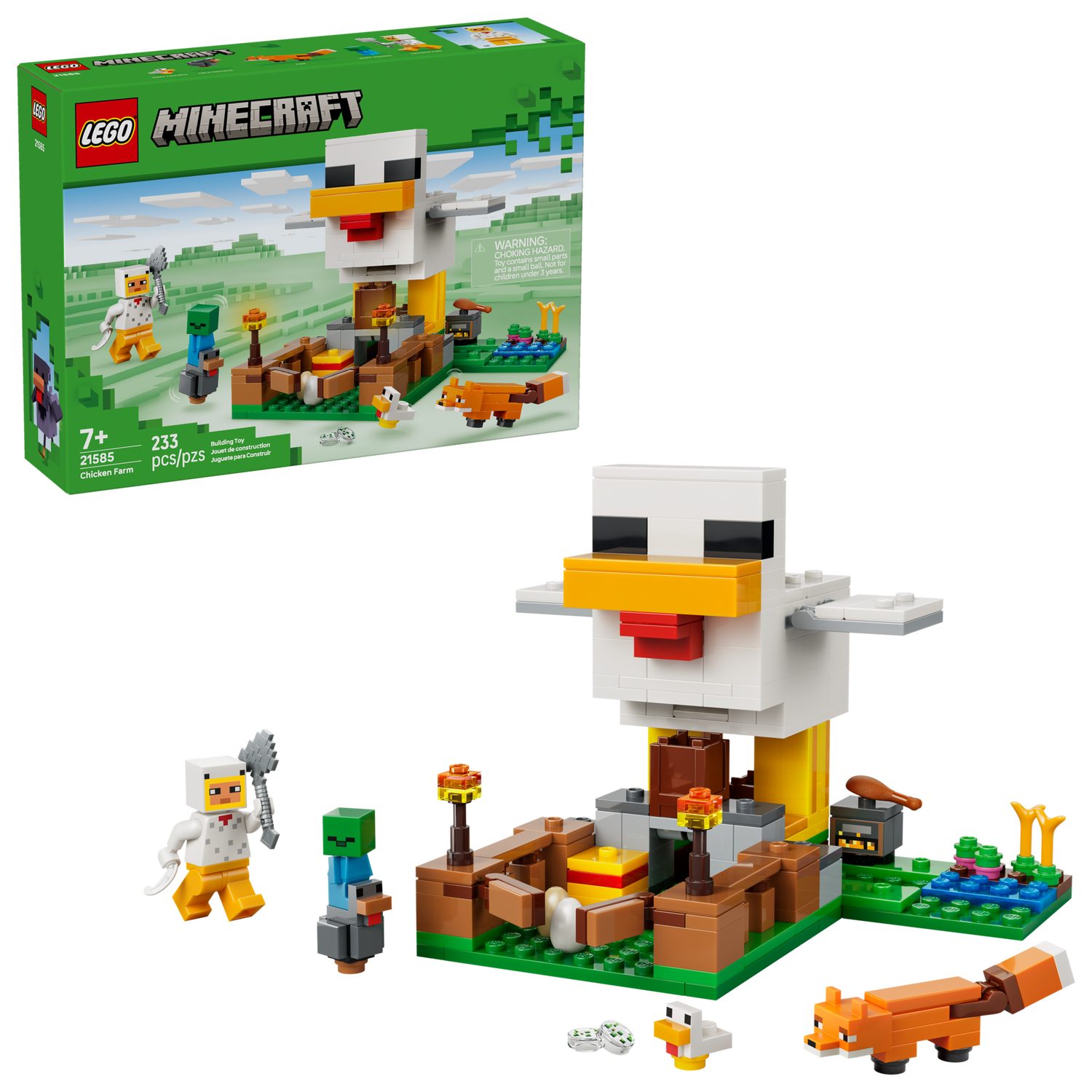 LEGO® Minecraft 21585 Hühnerfarm Spielbausteine, (Set, 233 St., Set) günstig online kaufen