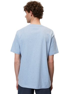 Marc O'Polo DENIM T-Shirt mit Label-Print in Brusthöhe