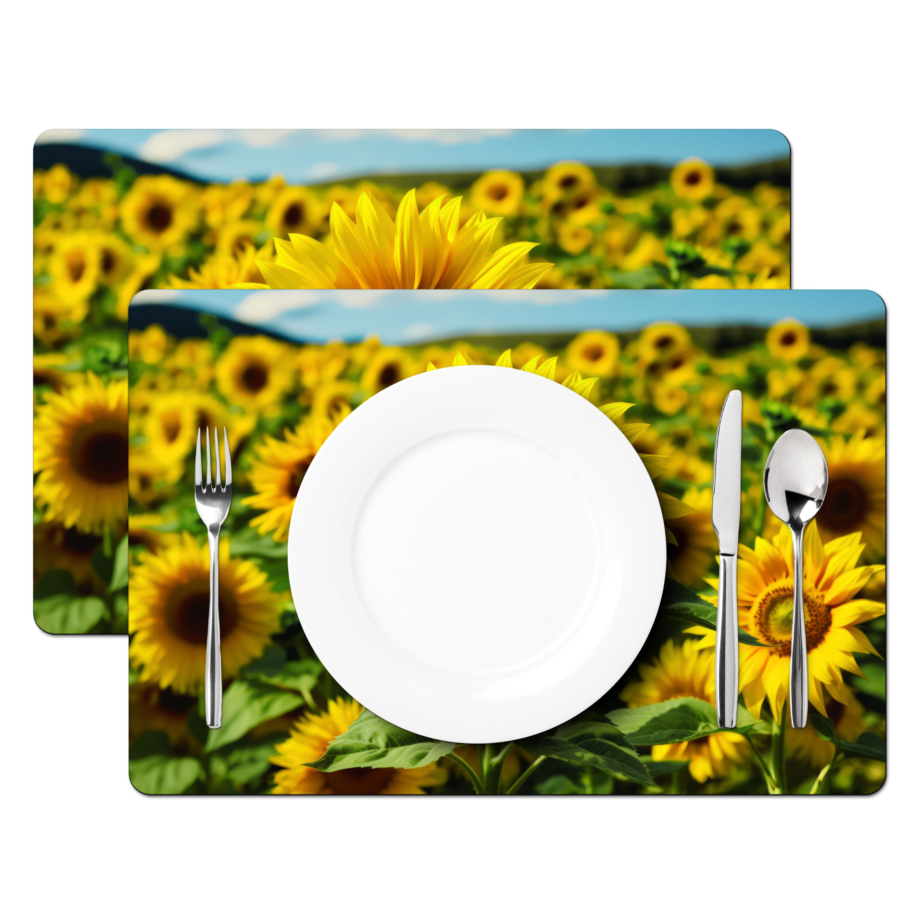 MuchoWow Platzset Sonnenblume - Gelb - günstig online kaufen