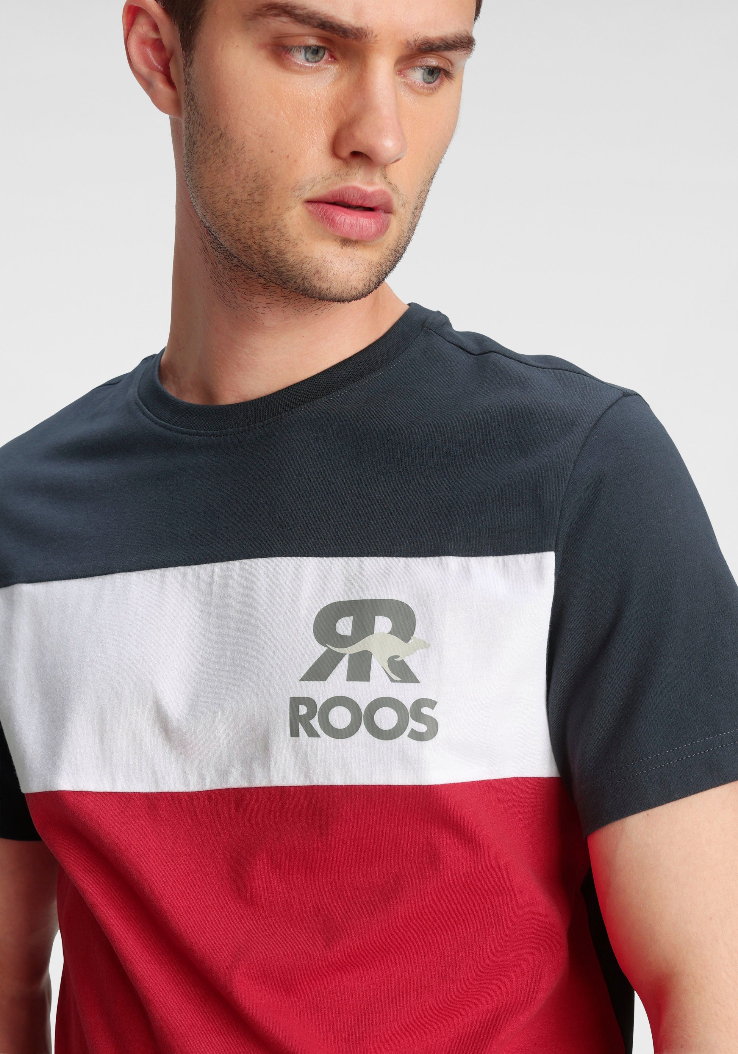 rot-navy-mehrfarbig T-Shirt KangaROOS